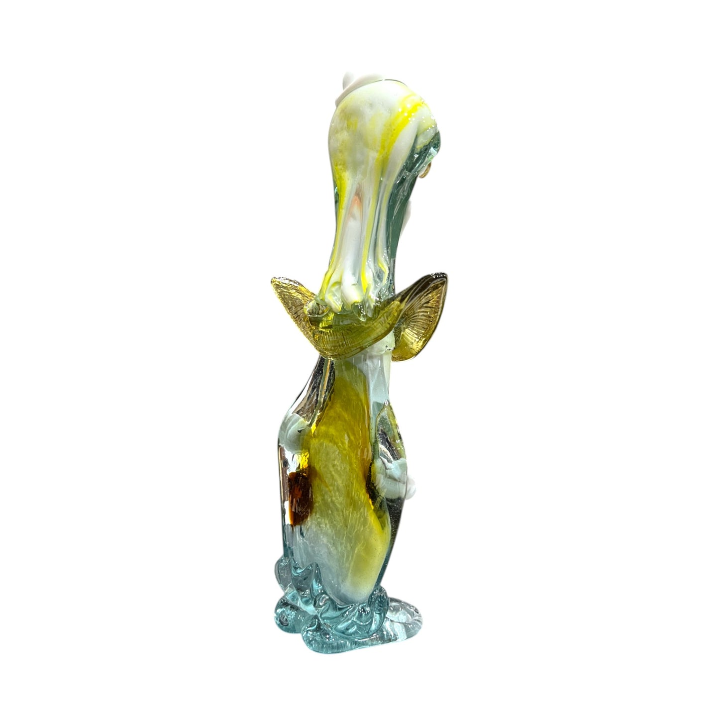 Murano Art Glass - Clown With White Buttons - 13"