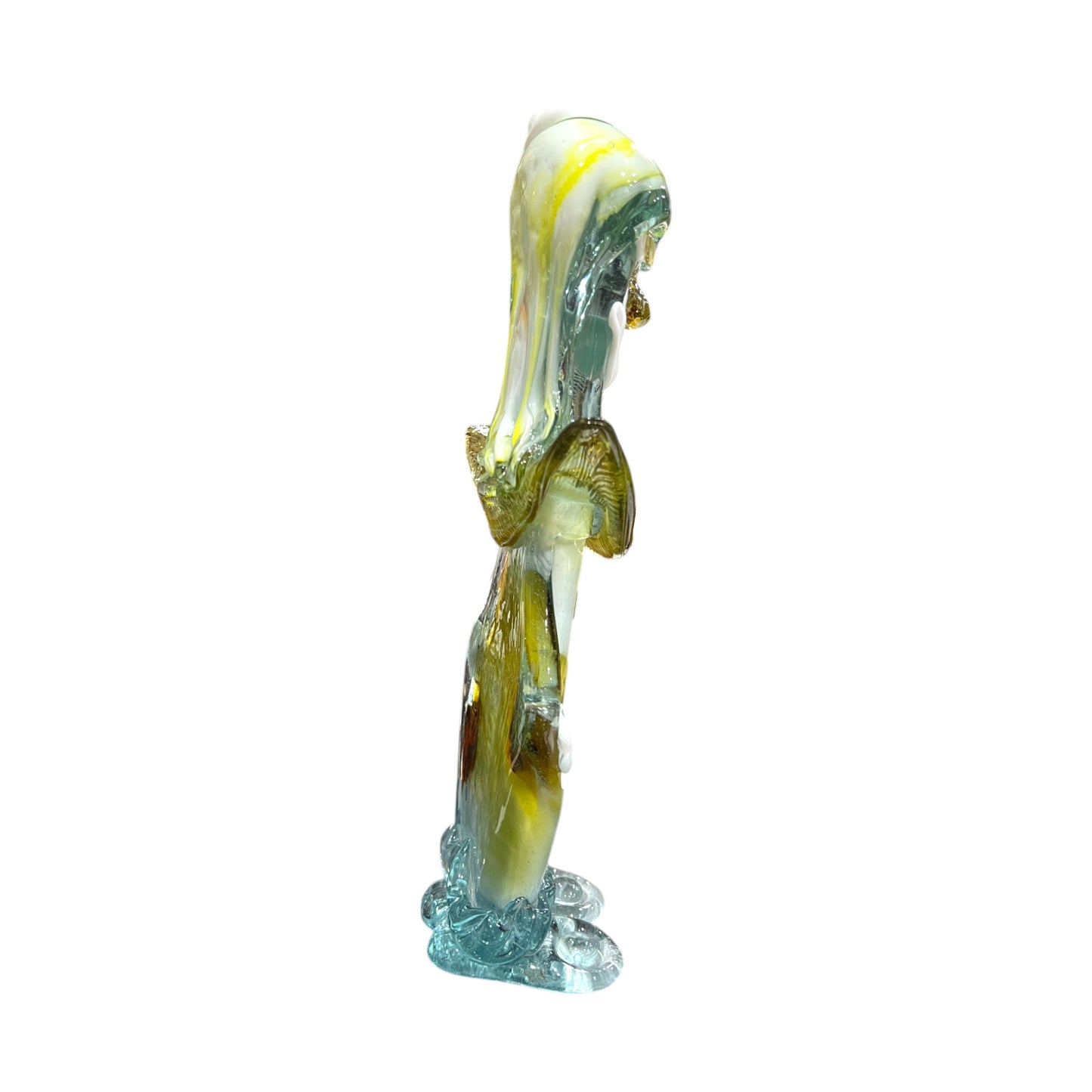 Murano Art Glass - Clown With White Buttons - 13"