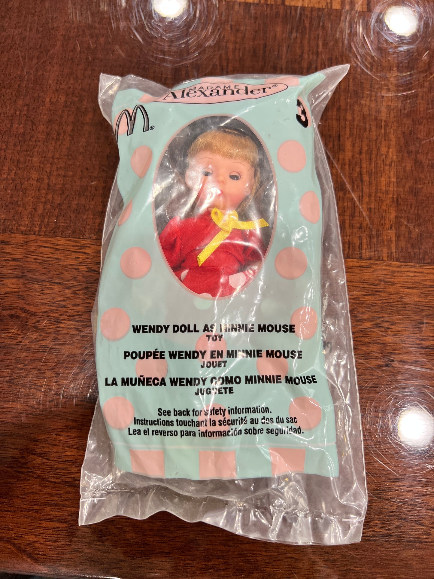 McDonalds - Madame Alexander - Disney - White Minnie Mouse #3- 5"