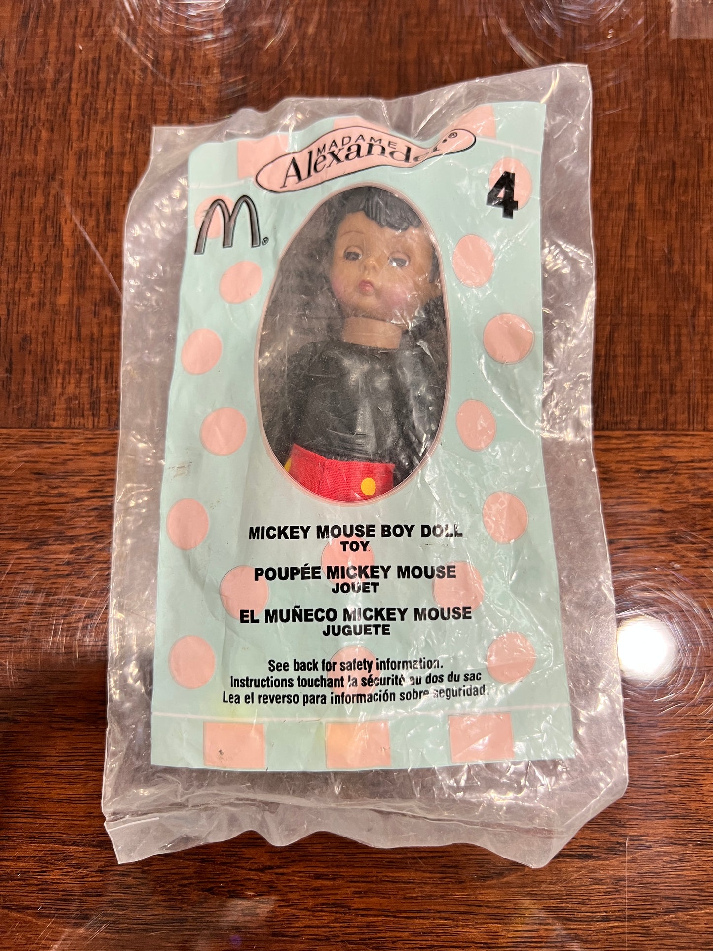 McDonalds - Madame Alexander - Disney - Black Mickey Mouse Boy #4- 5"