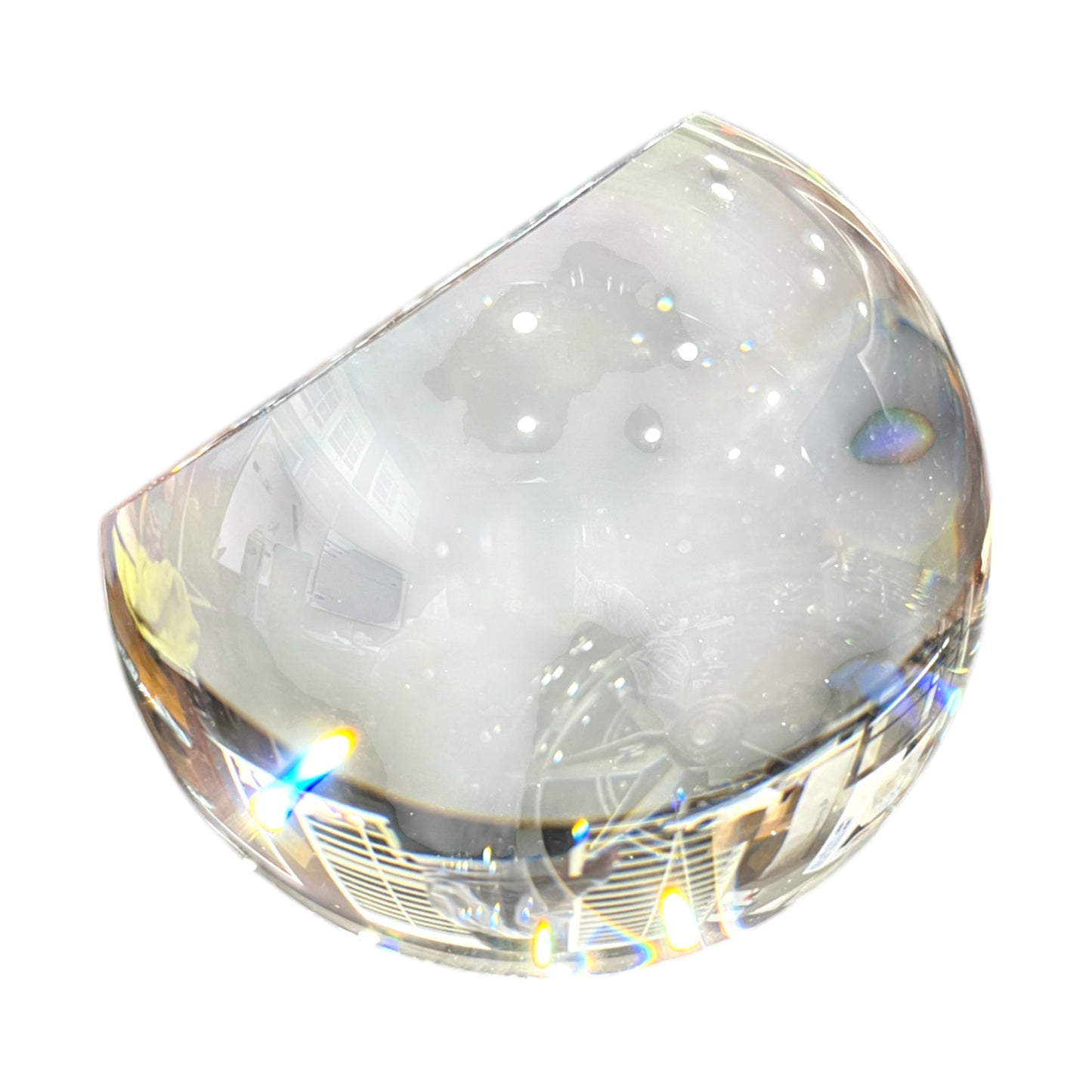 Murano Art Glass - Compass Paperweight - Large - 4"