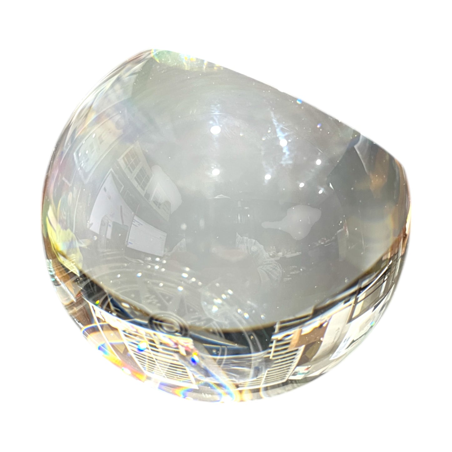 Murano Art Glass - Compass Paperweight - Large - 4"