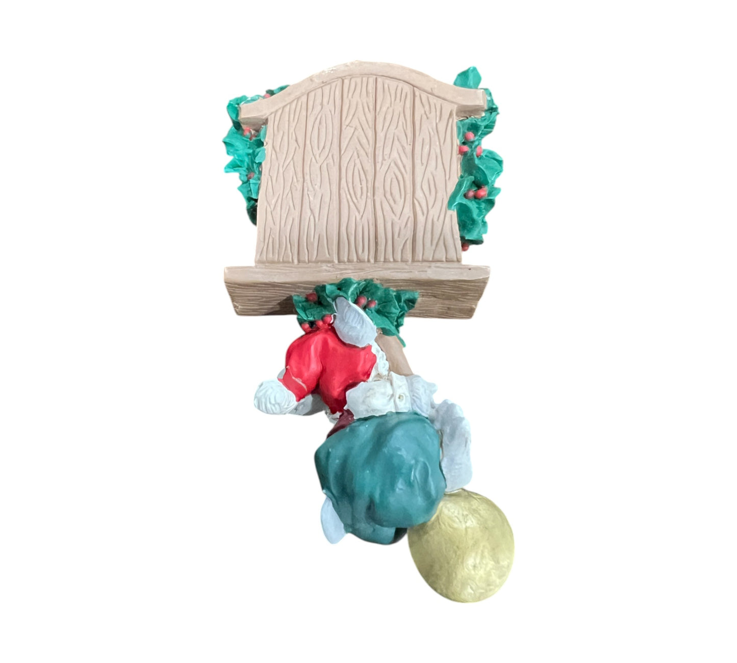 Midwest Importers - Mouse On A Clock Christmas Ornament - 4"