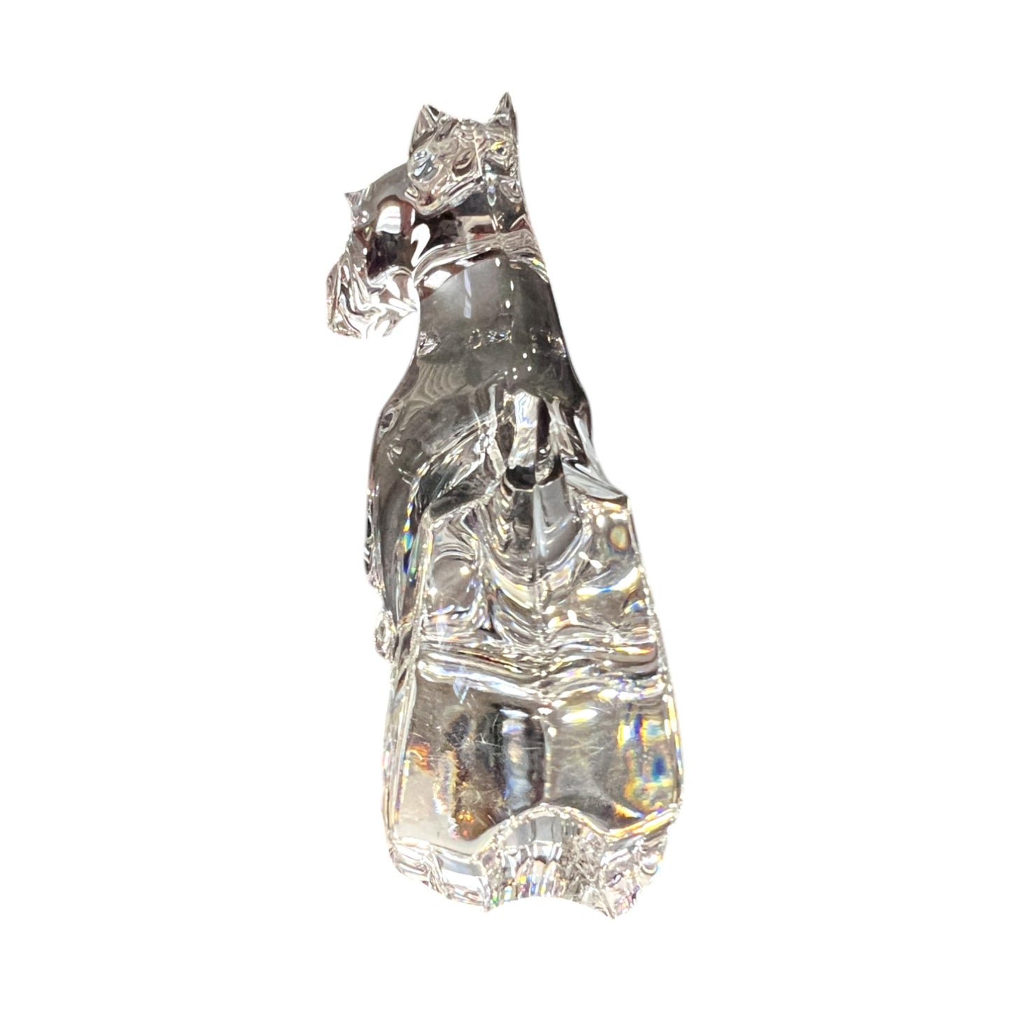 Baccarat Crystal - Scottish Terrier - Vintage - Signed - 3.25"