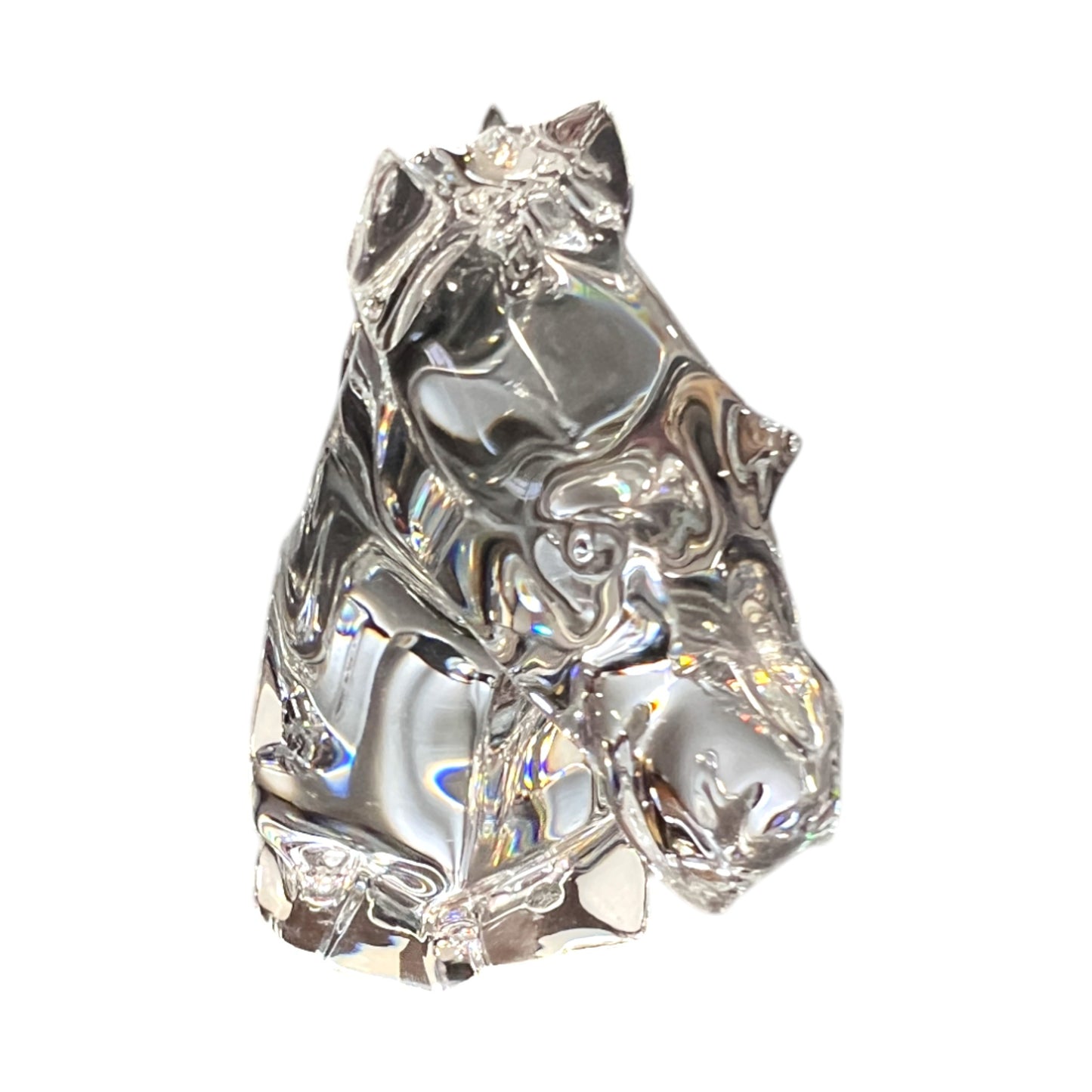 Baccarat Crystal - Scottish Terrier - Vintage - Signed - 3.25"