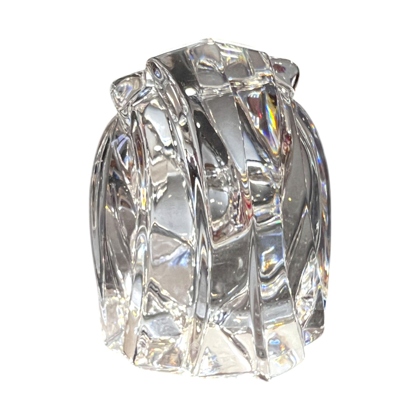JG Durand - Crystal Lions Head Figurine - 3.25"