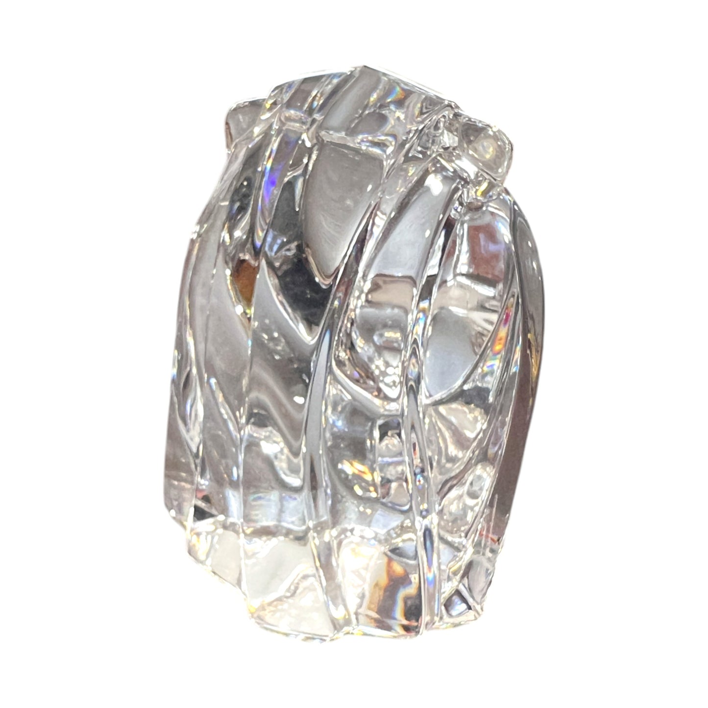 JG Durand - Crystal Lions Head Figurine - 3.25"