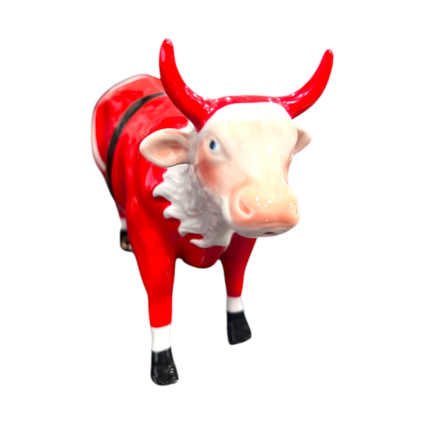 CowParade - Santa Cow #9208 - 4.5"