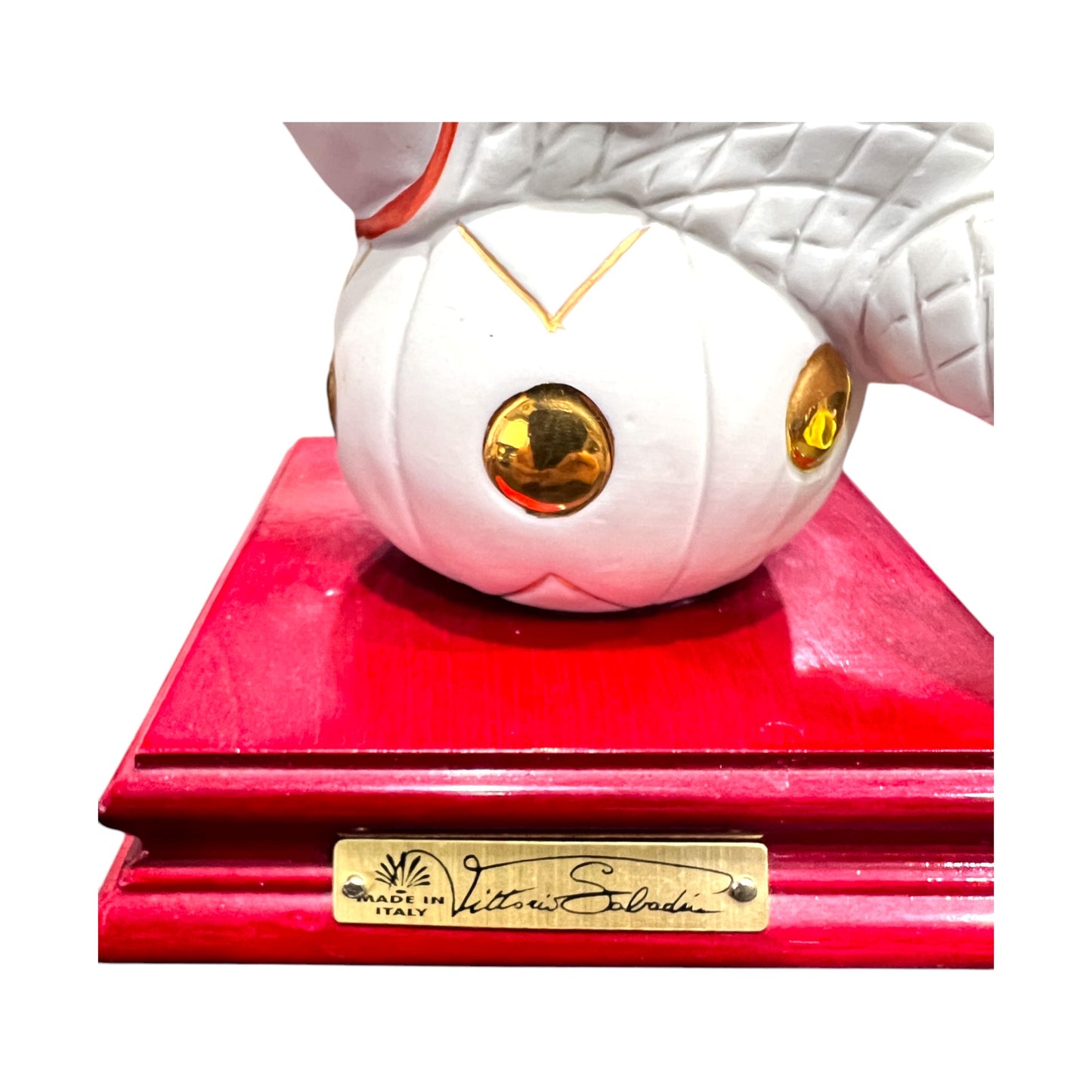 Vattorio Sabadin - Clown On A Ball With Swarovski Crystal Ball - 13"