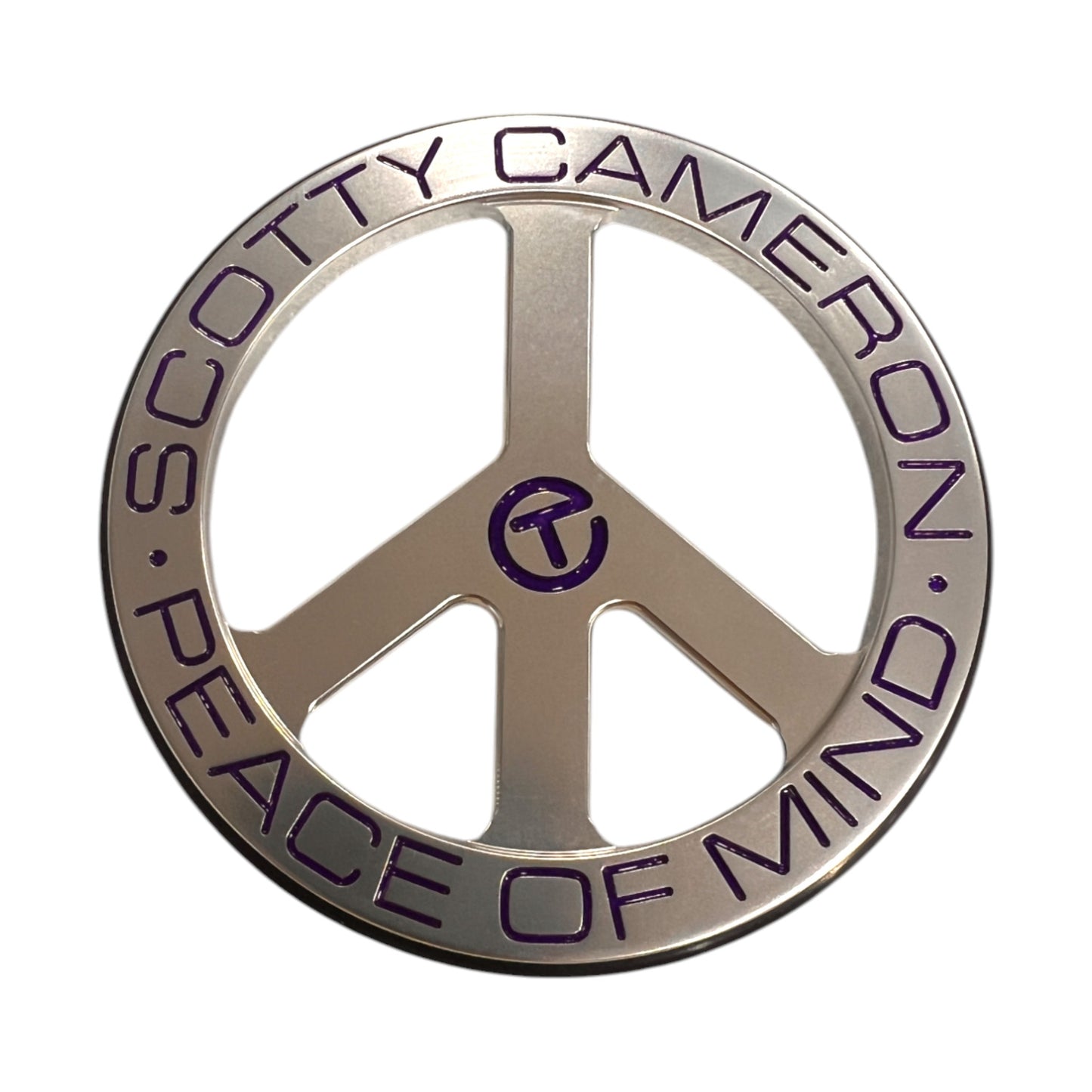 Scotty Cameron - Circle T - Peace Of Mind Bag Tag - New In Bag - 4"