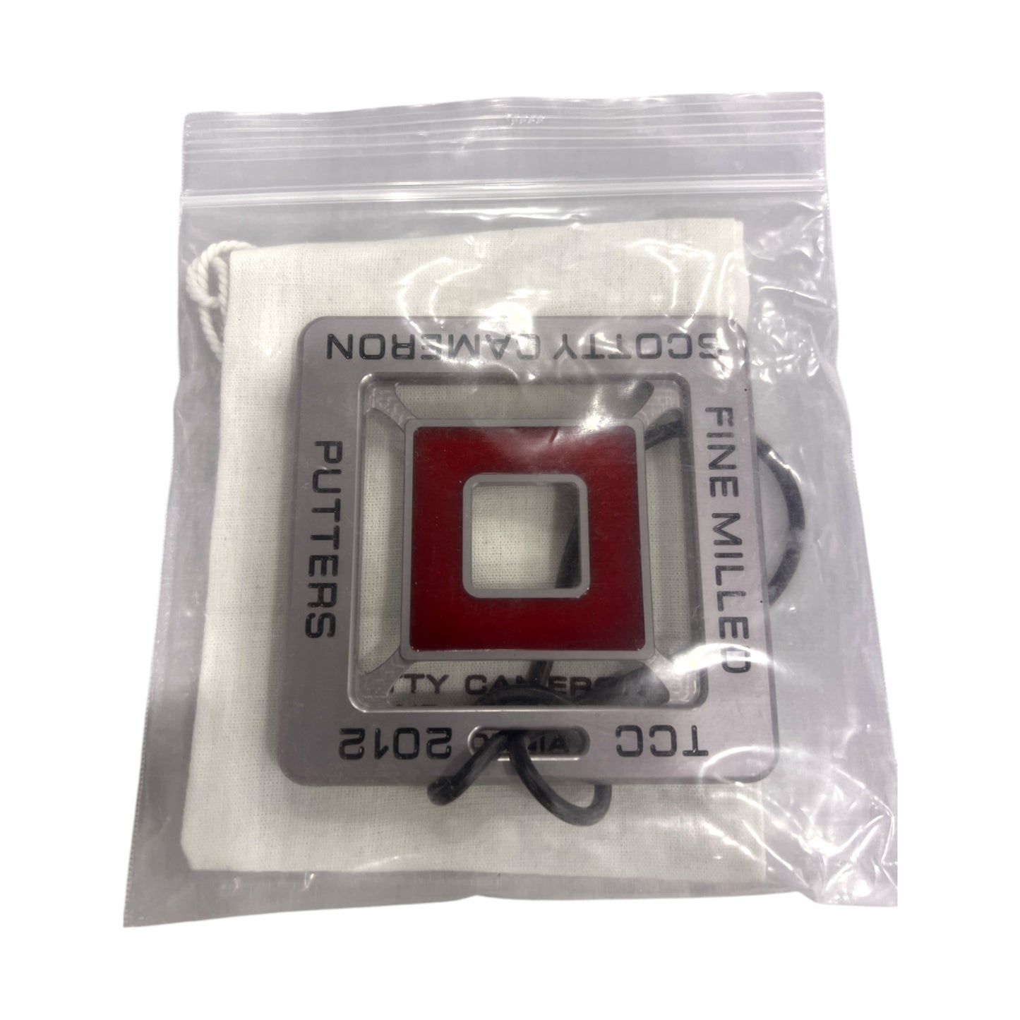Scotty Cameron - 2012 TCC Fine Milled Putter Bag Tag - New In Bag - 4"