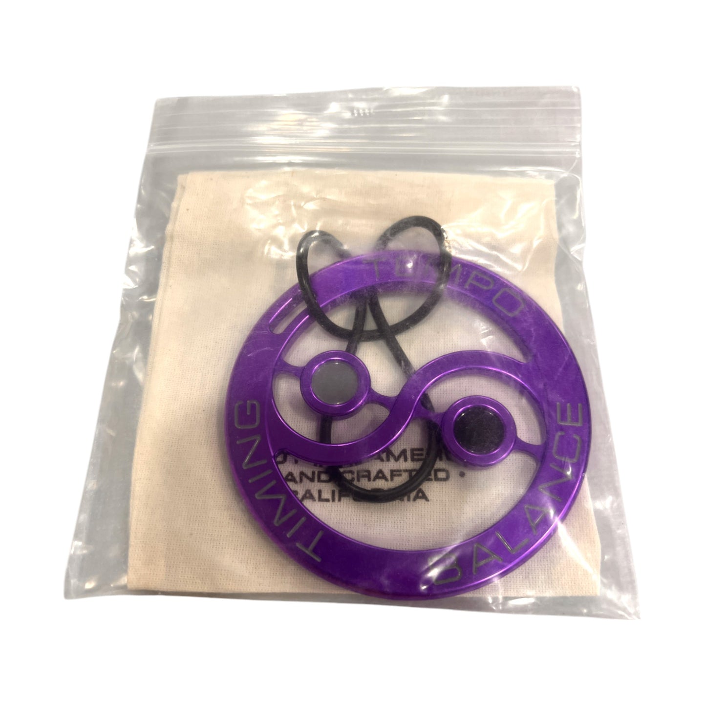 Scotty Cameron - 2012 Mardi Gras Yin Yang Bag Tag - New In Bag - 4"