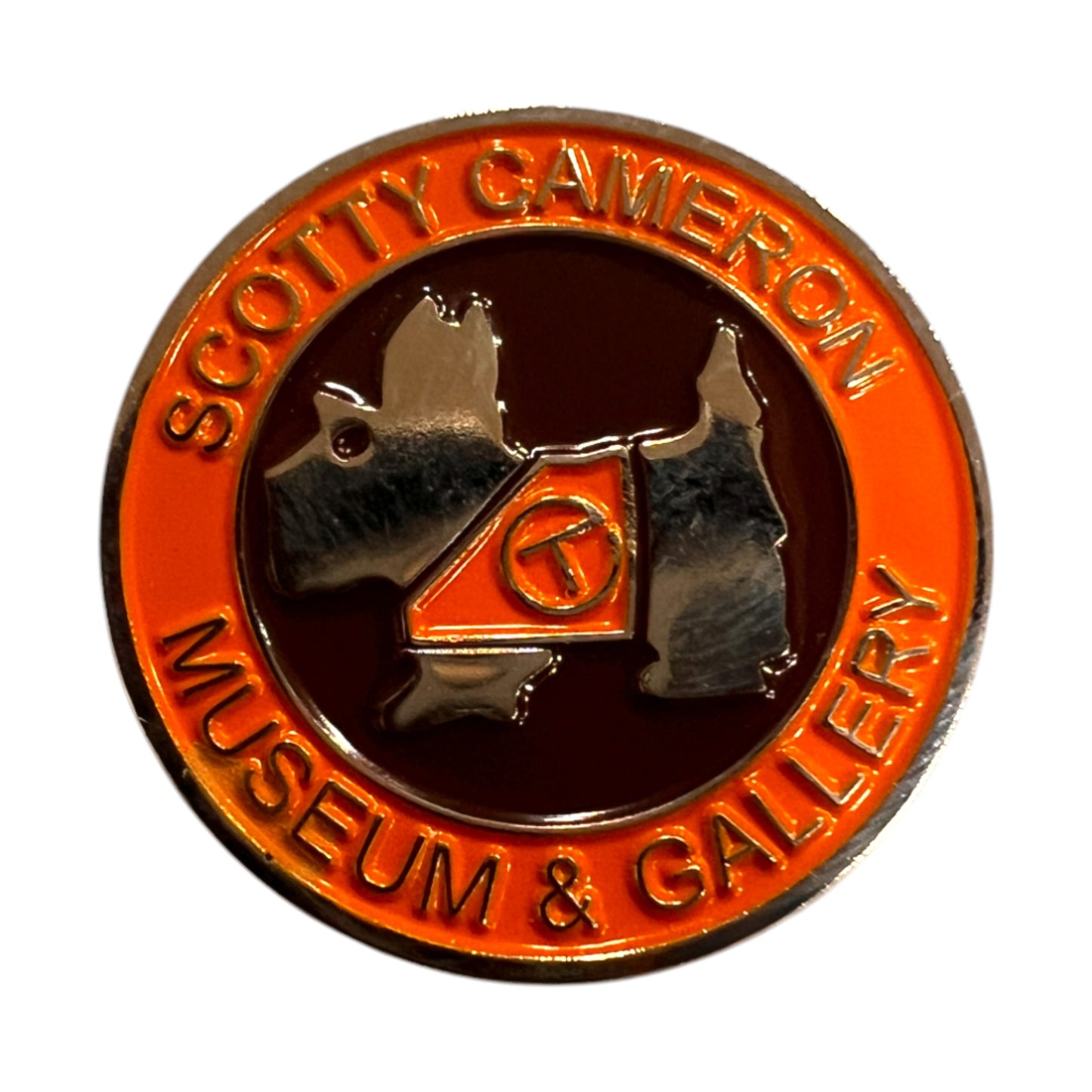 Scotty Cameron Museum - Circle T Scotty Dog Ball Marker - New In Bag - 1.25"