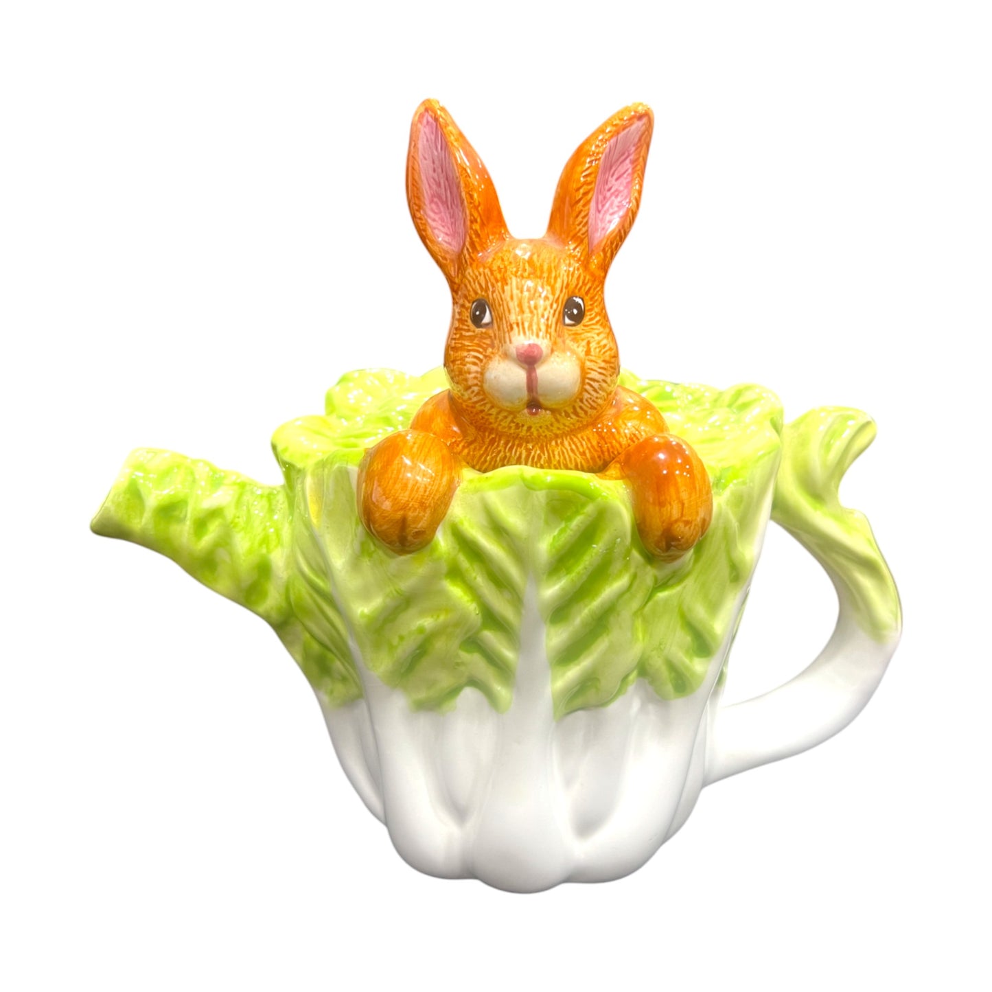 Mitchell Wu - Easter - Rabbit Teapot - 1990 - 8"