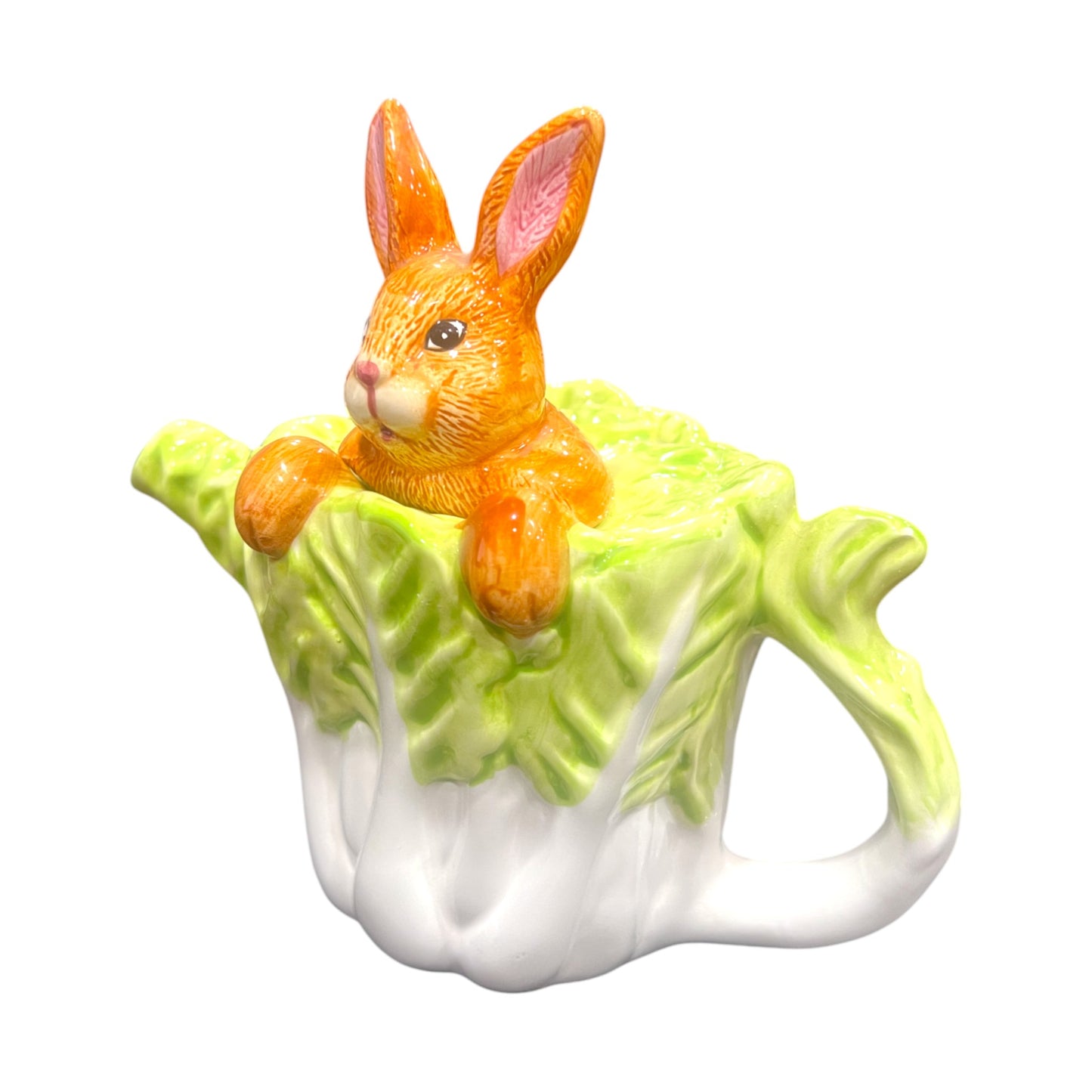 Mitchell Wu - Easter - Rabbit Teapot - 1990 - 8"