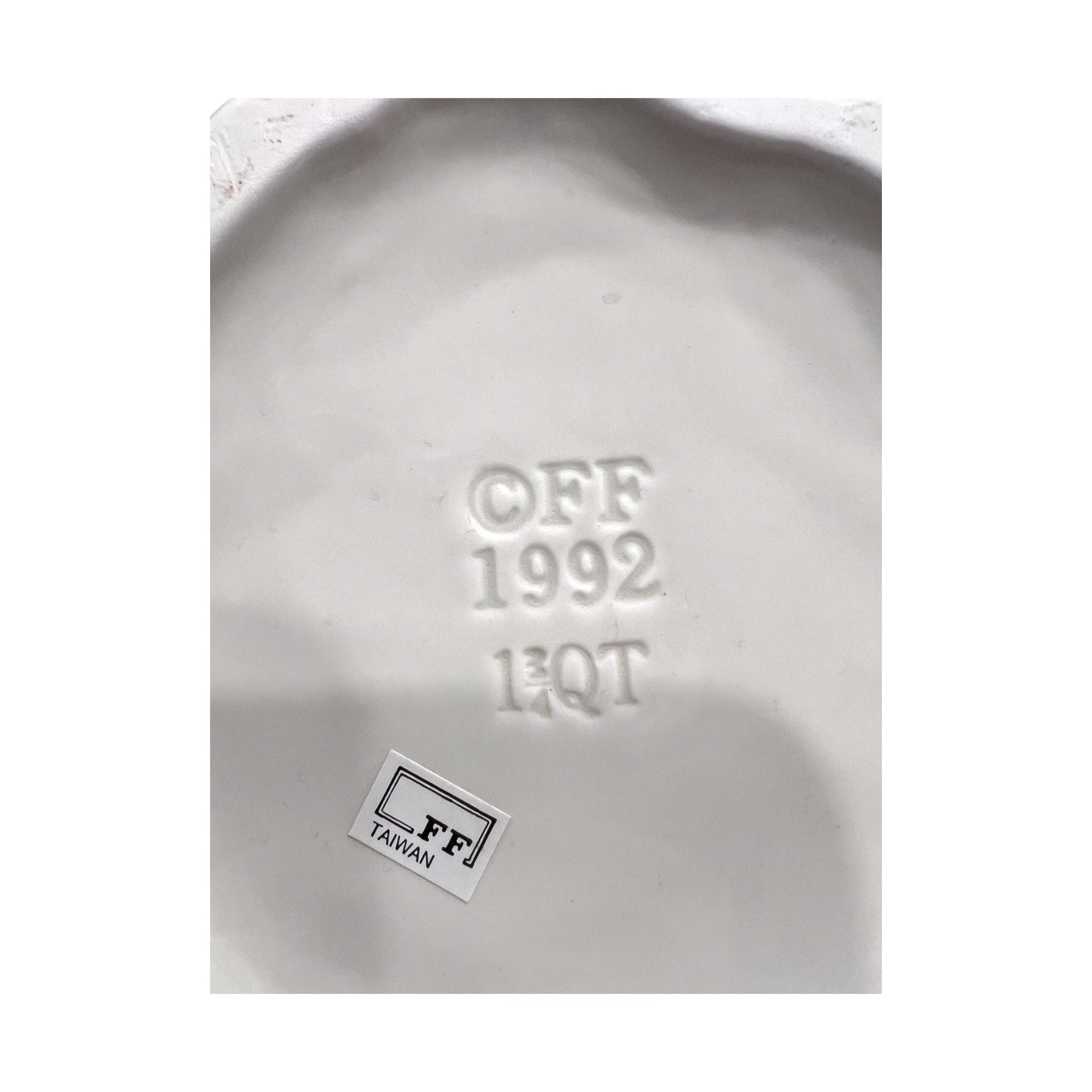 Fitz & Floyd - Christmas - Santa Claus Face Pitcher - 1992 - 1 3/4 QT - 7.5"