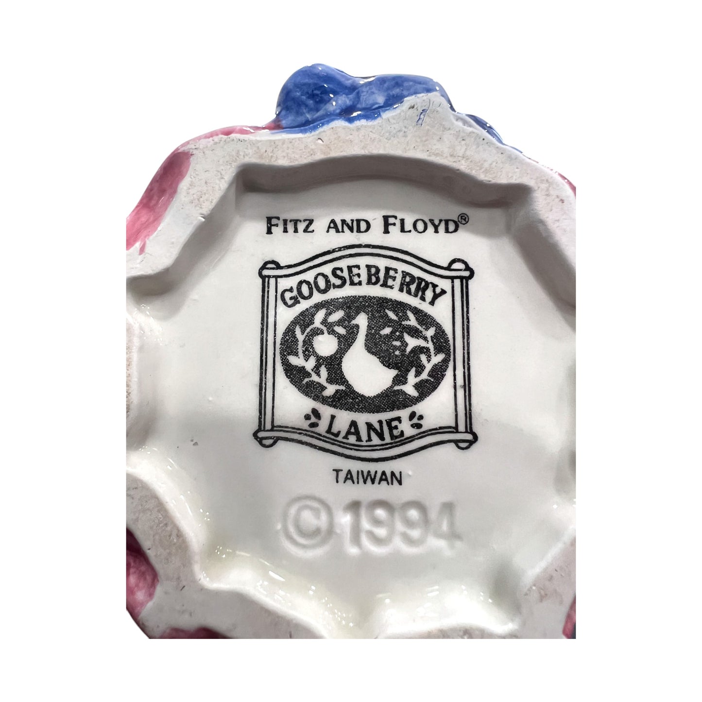 Fitz & Floyd - Gooseberry Lane - Mother Goose Coffee Mug - 1984 - 5"
