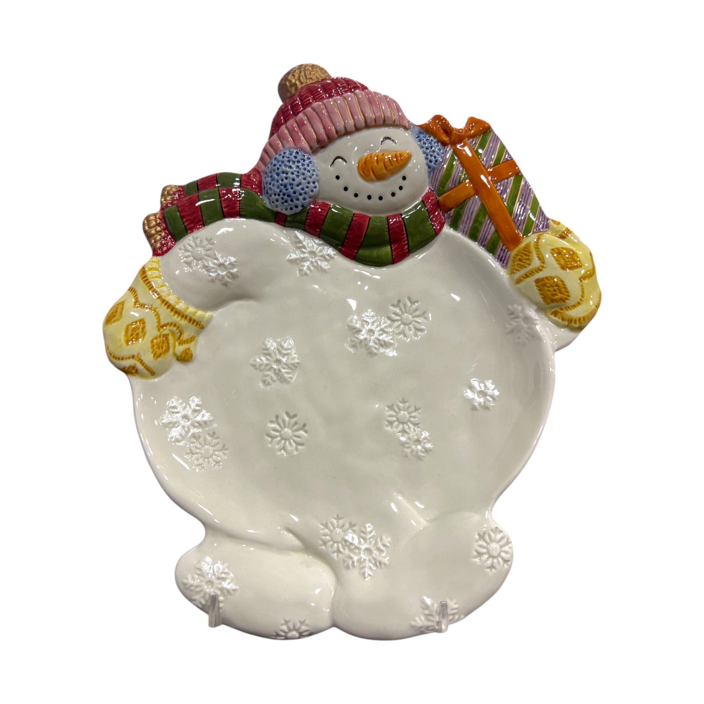 Fitz & Floyd - Christmas - Frosty The Snowman Plate - 10.5"