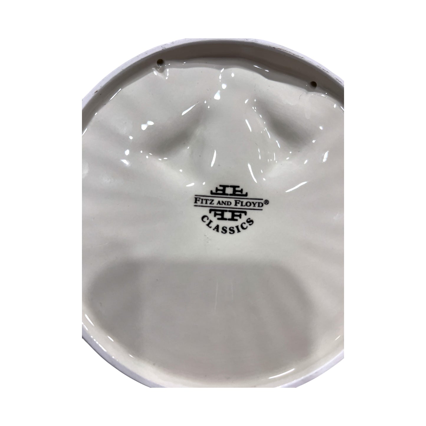 Fitz & Floyd - Christmas - Bells And Bow Plate - 10"