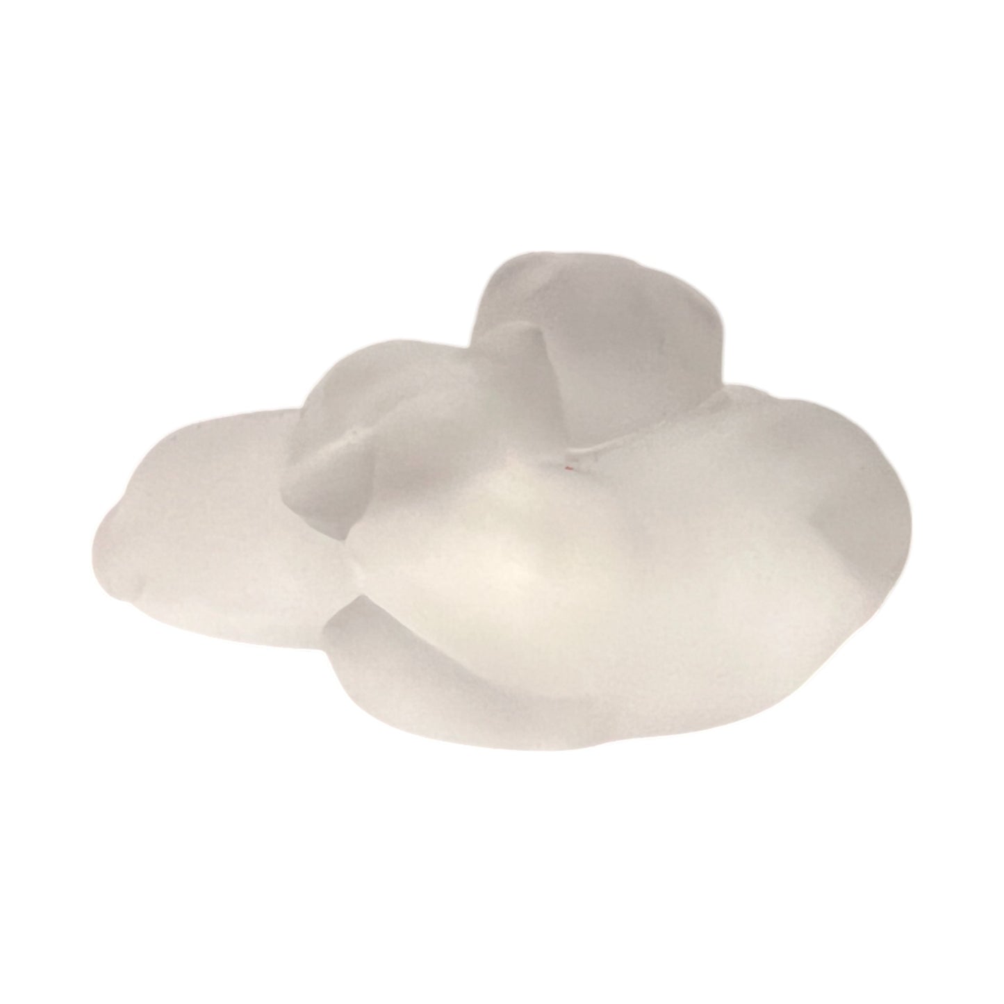 Frosted Glass - Cuddling Cats Figurine - 1.5"