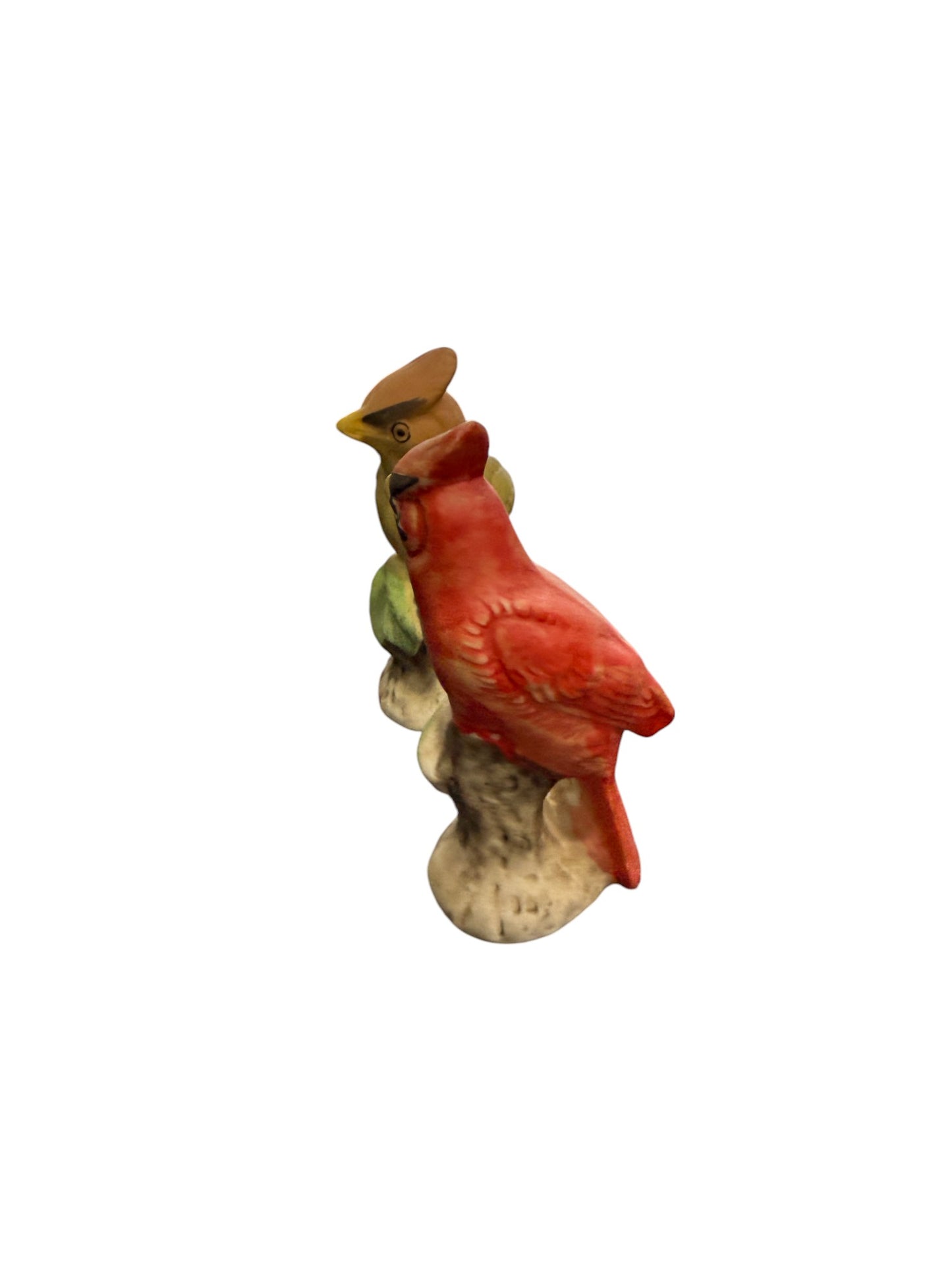 Male & Female Cardinal Figurines - Vintage - Marked Japan - 3"
