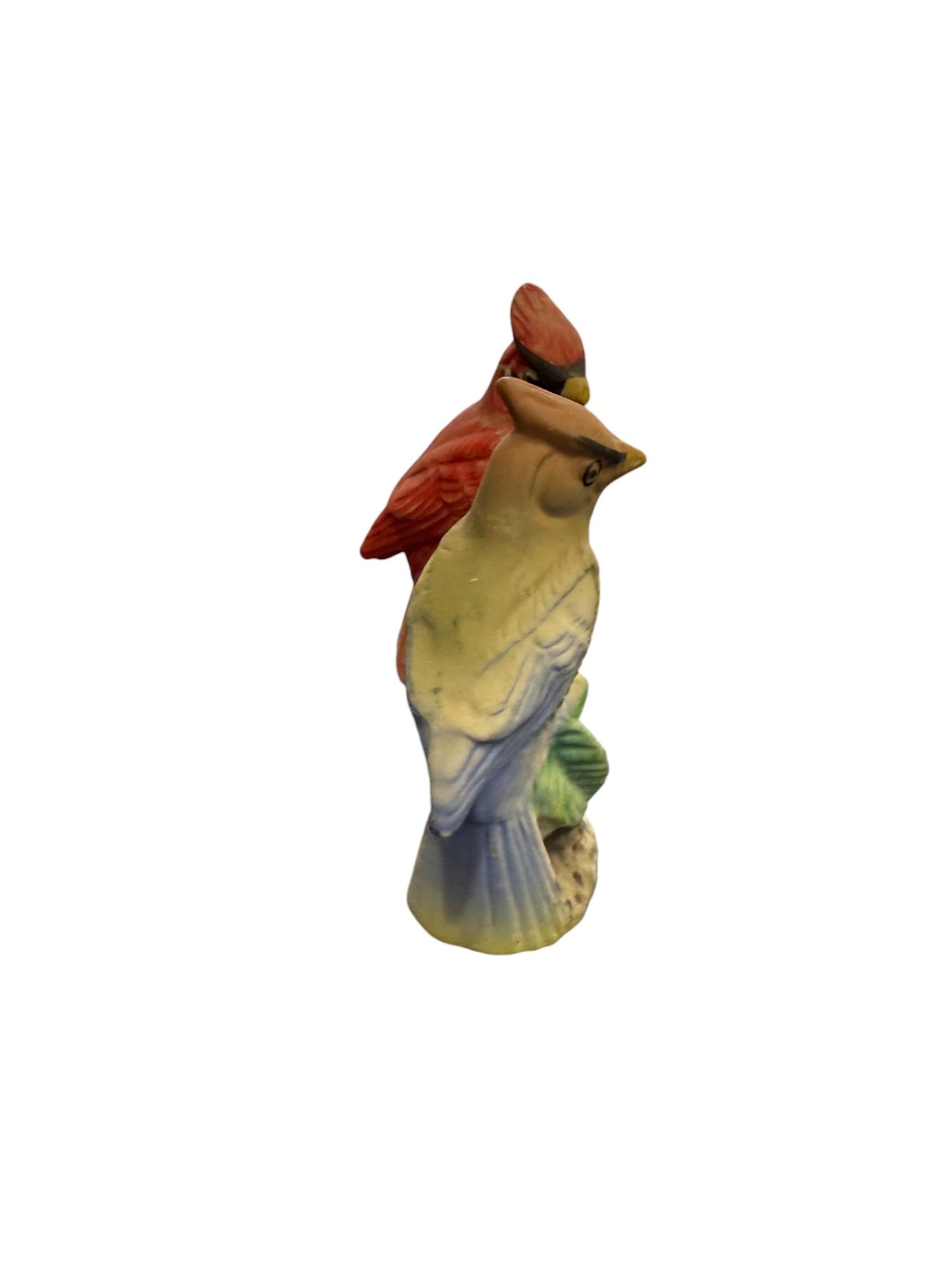 Male & Female Cardinal Figurines - Vintage - Marked Japan - 3"