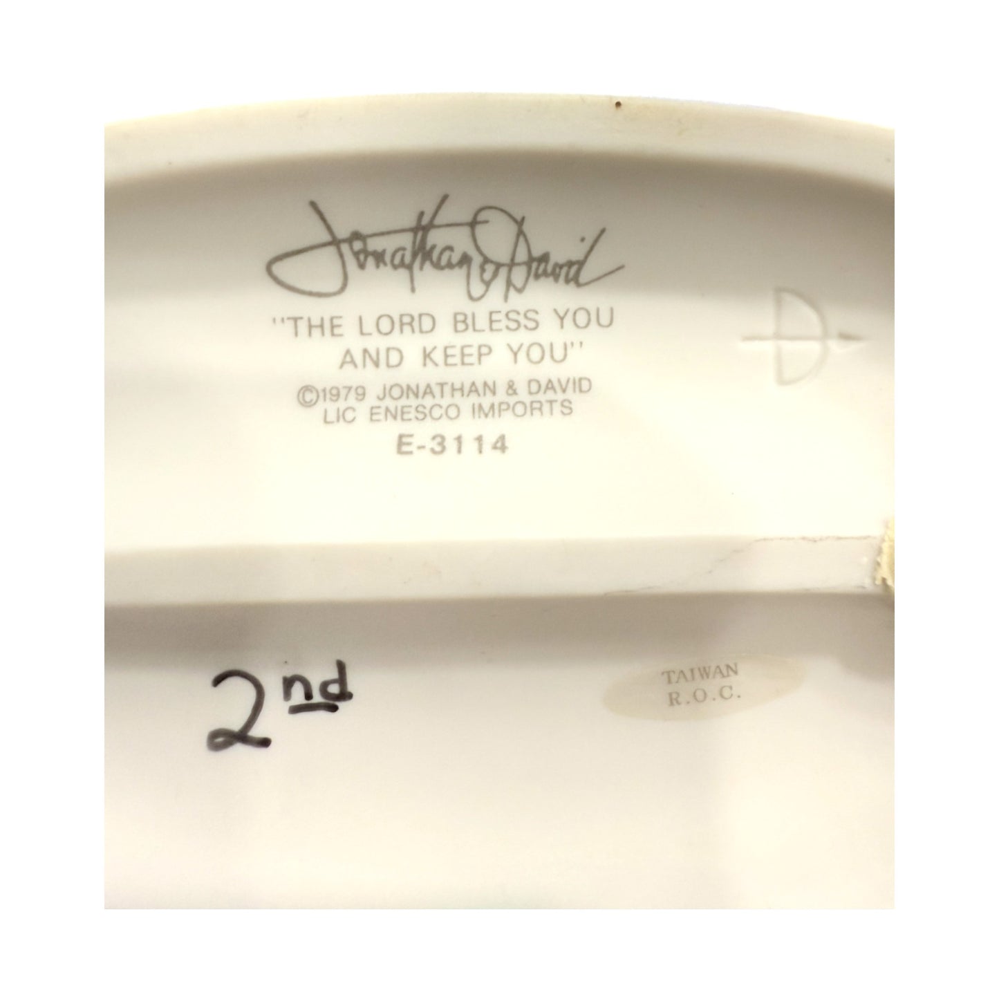Precious Moments - The Lord Bless You And Keep You - 1989 Big Head - 5"
