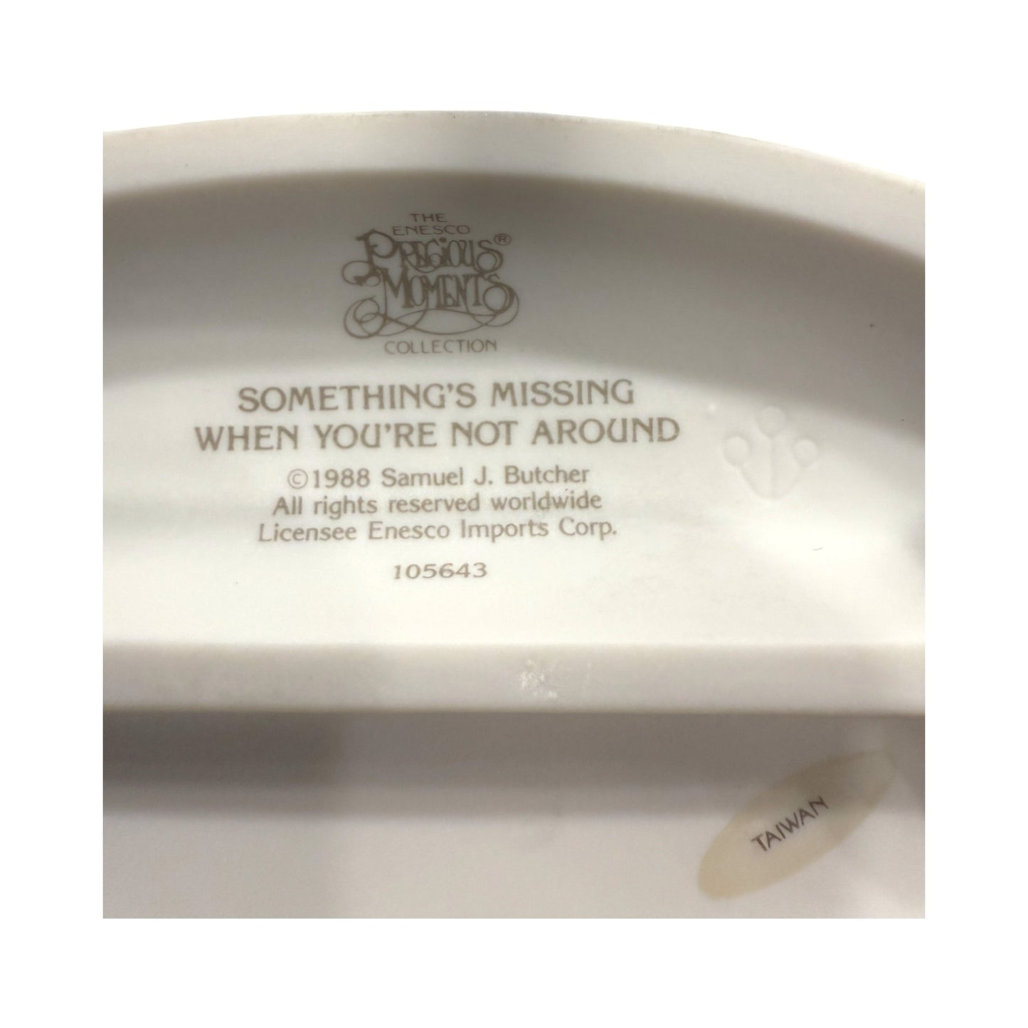 Precious Moments - Something's Missing When You're Not Around - 105643 - 5.5"