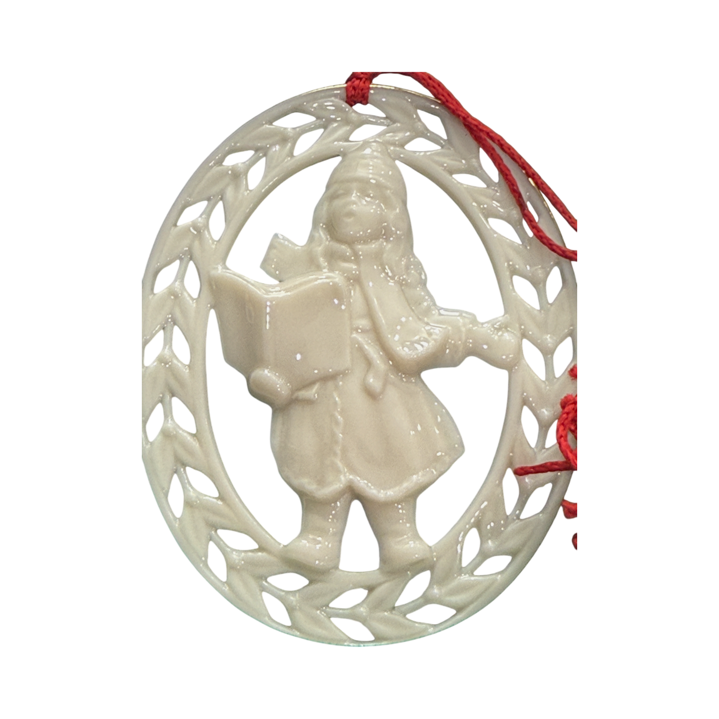 Lenox Bone China - Figurine Ornament Caroler - 3"