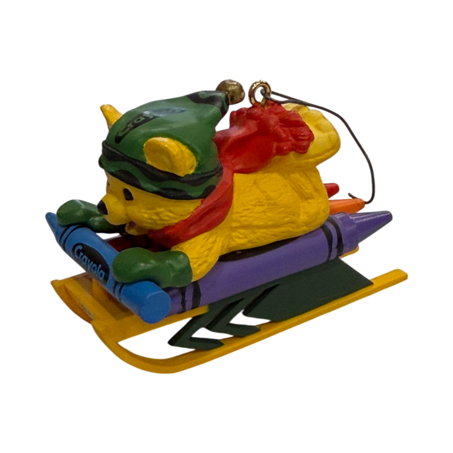 Hallmark Keepsake - Crayola Bright Sledding Colors Ornament - 1998 - 2"