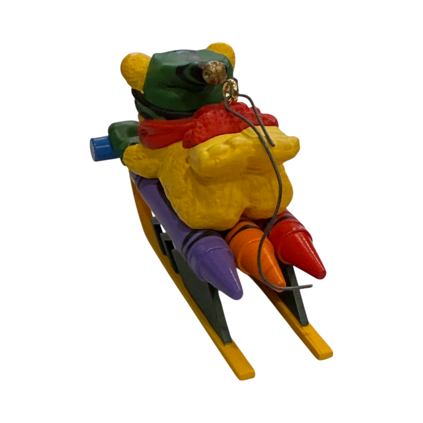 Hallmark Keepsake - Crayola Bright Sledding Colors Ornament - 1998 - 2"