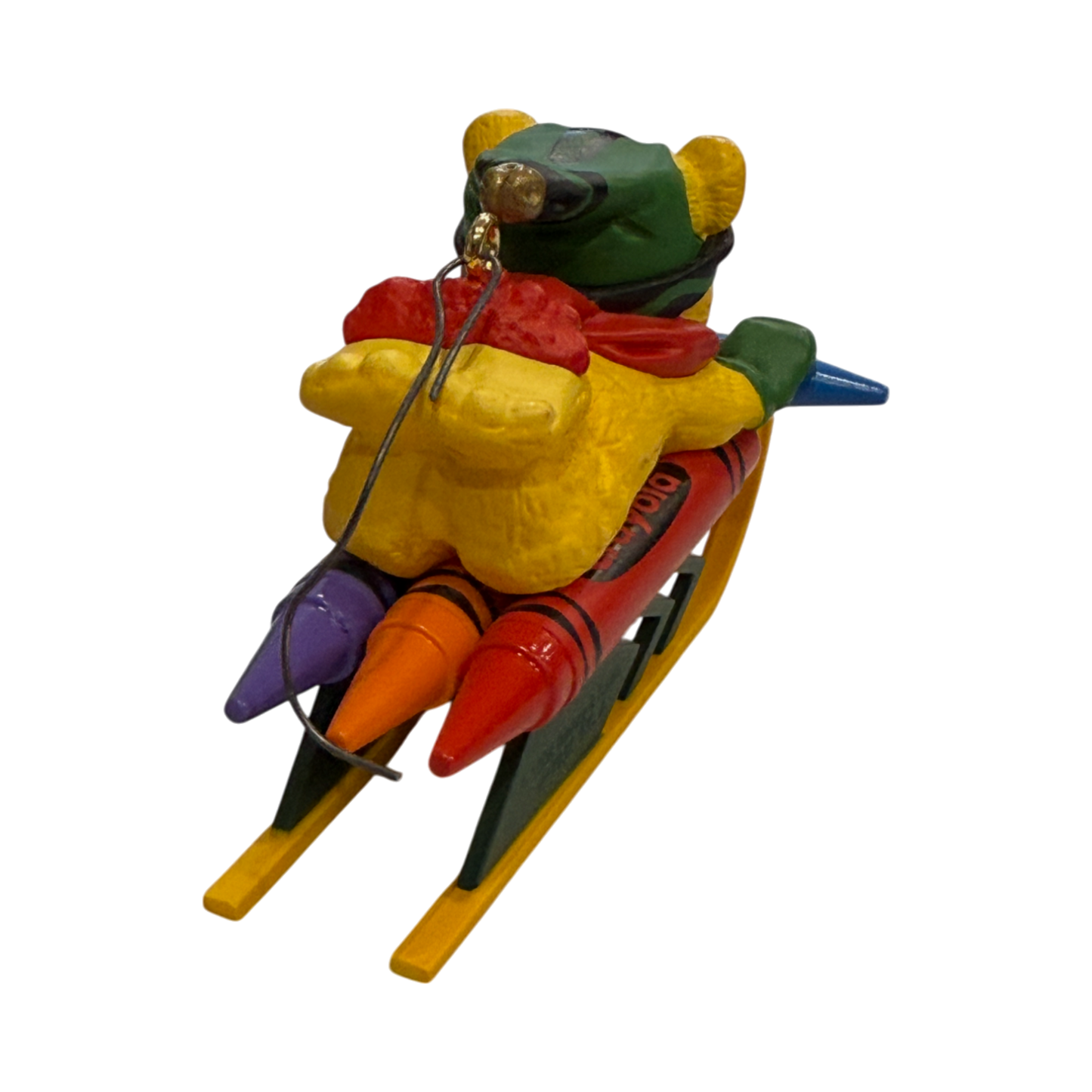 Hallmark Keepsake - Crayola Bright Sledding Colors Ornament - 1998 - 2"