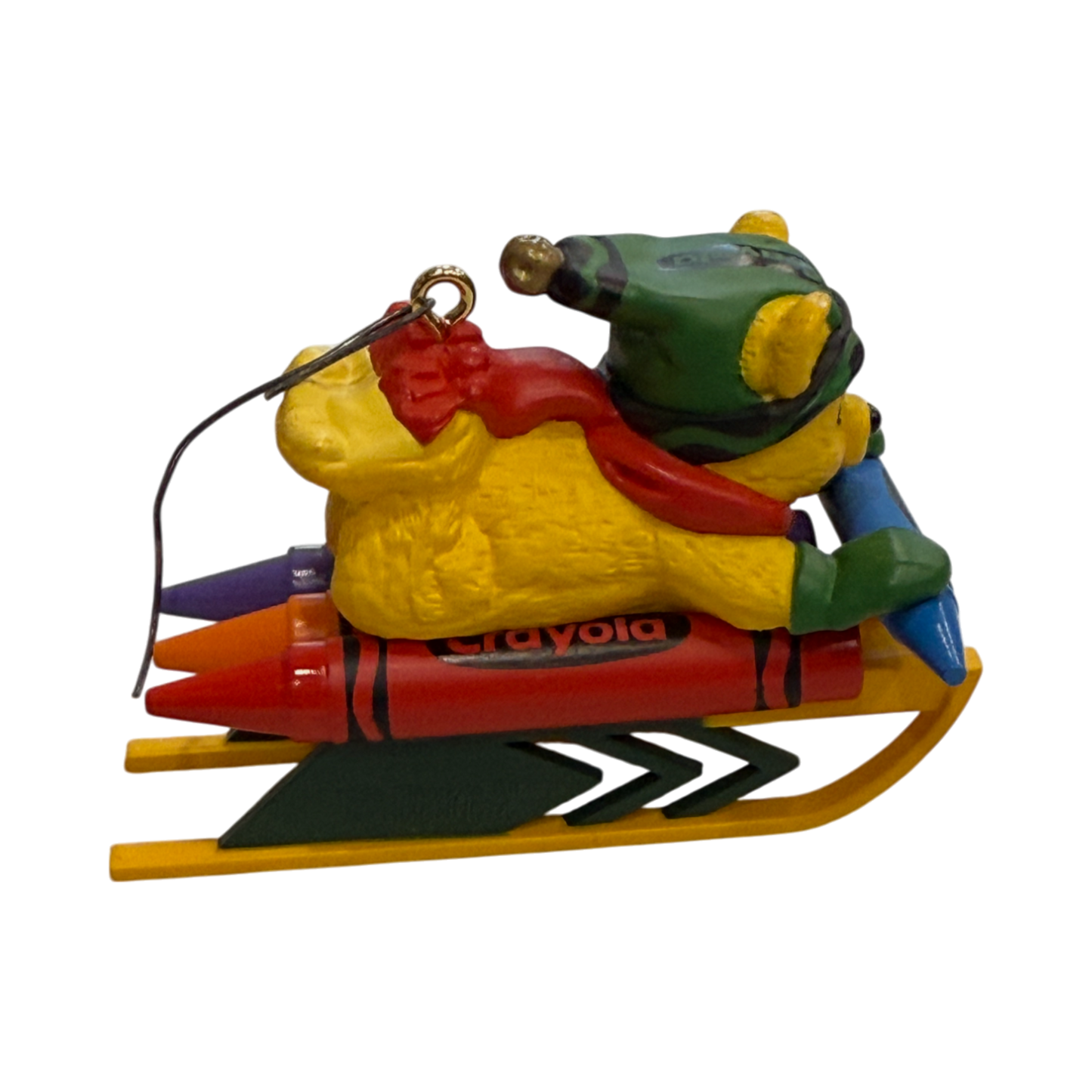 Hallmark Keepsake - Crayola Bright Sledding Colors Ornament - 1998 - 2"
