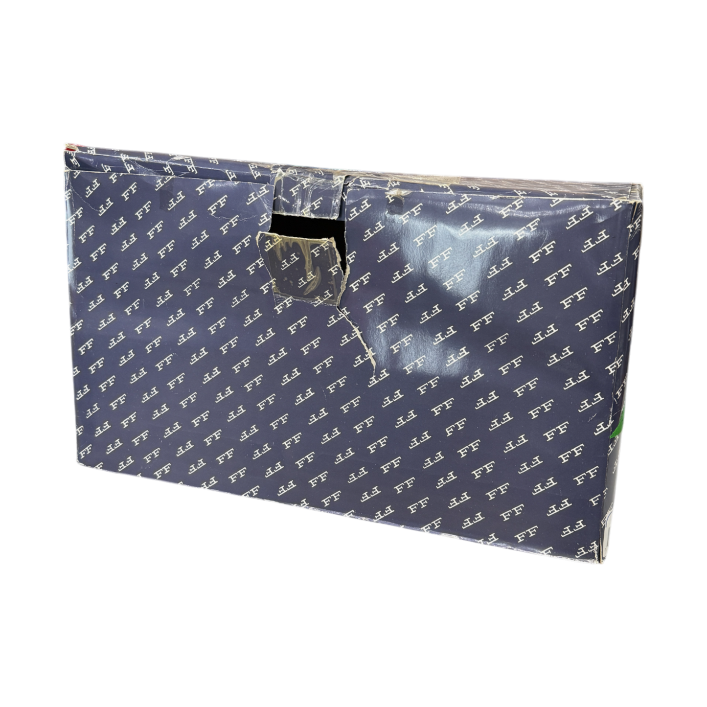 Fitz & Floyd - Holiday Leaves Reindeer Cookie Jar Centerpiece - Large - 1994