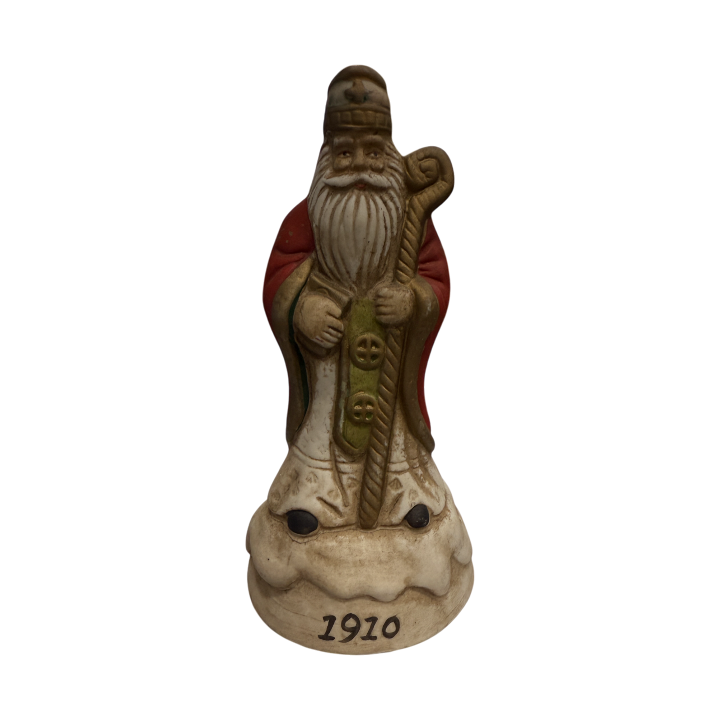 Porcelain - 1910 Through The Years Musical Santa - 7.5"