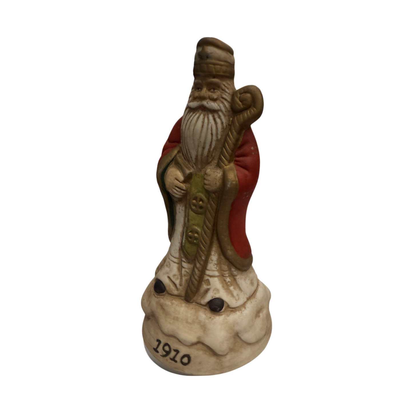 Porcelain - 1910 Through The Years Musical Santa - 7.5"