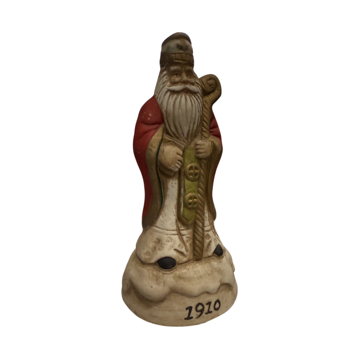 Porcelain - 1910 Through The Years Musical Santa - 7.5"