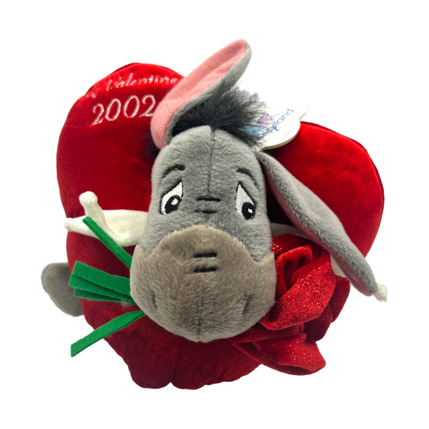 Disneyland Resort - Valentine Eeyore Bean Bag - With Tag - 8"