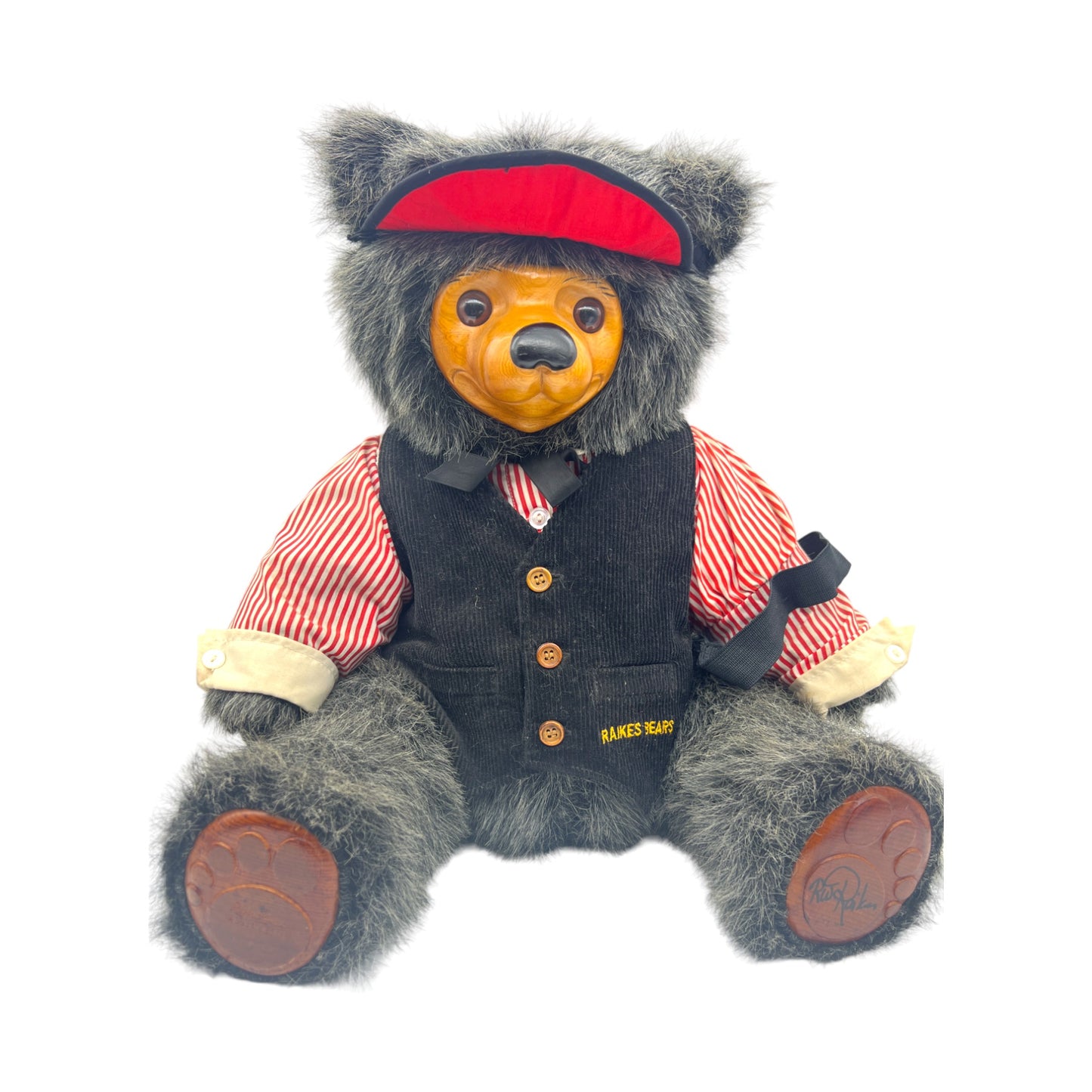 Raikes Applause Bear - Max The Gambler - Signed By Raike - 18.5"
