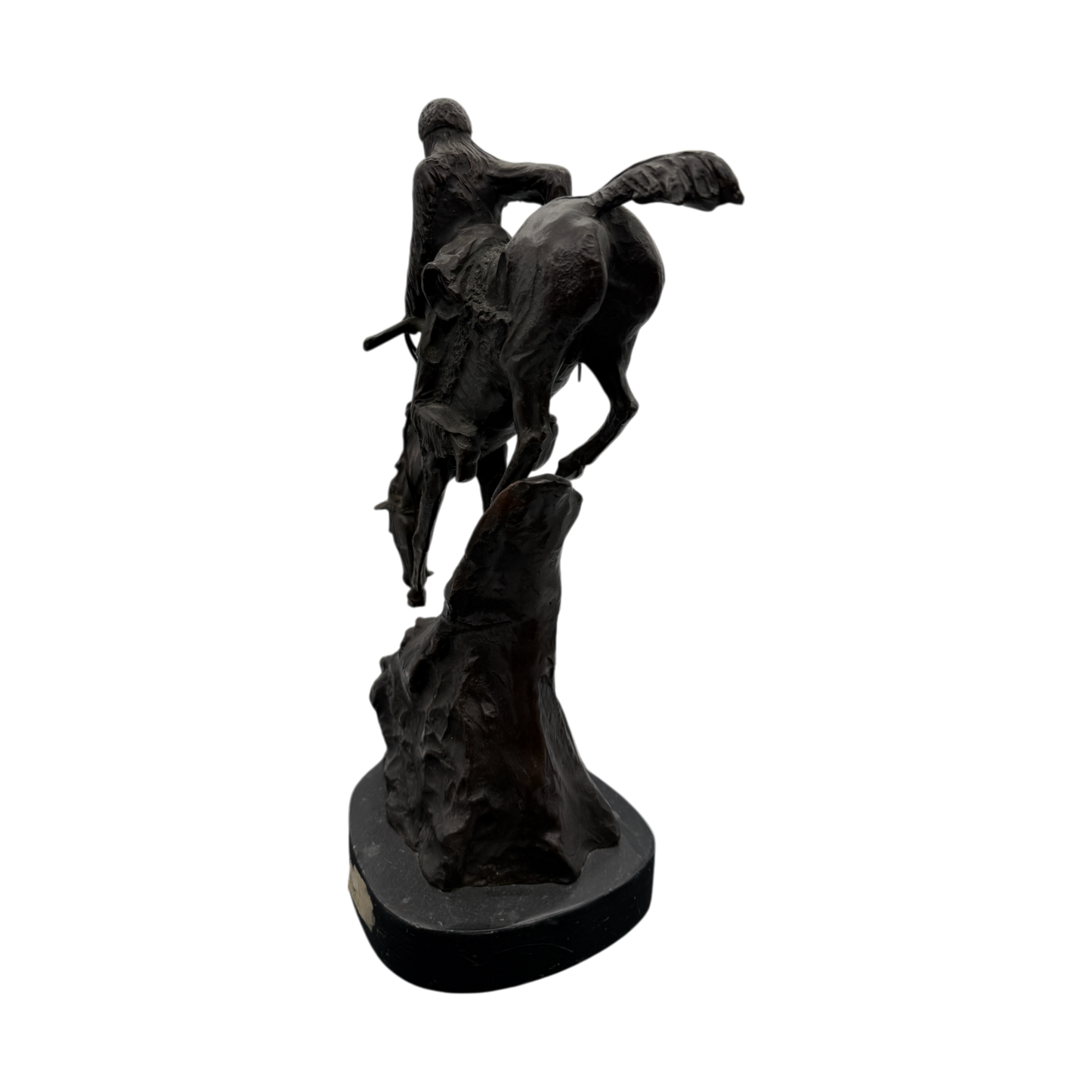 Fredric Remington - Mountain Man Bronze Sculpture - 14"