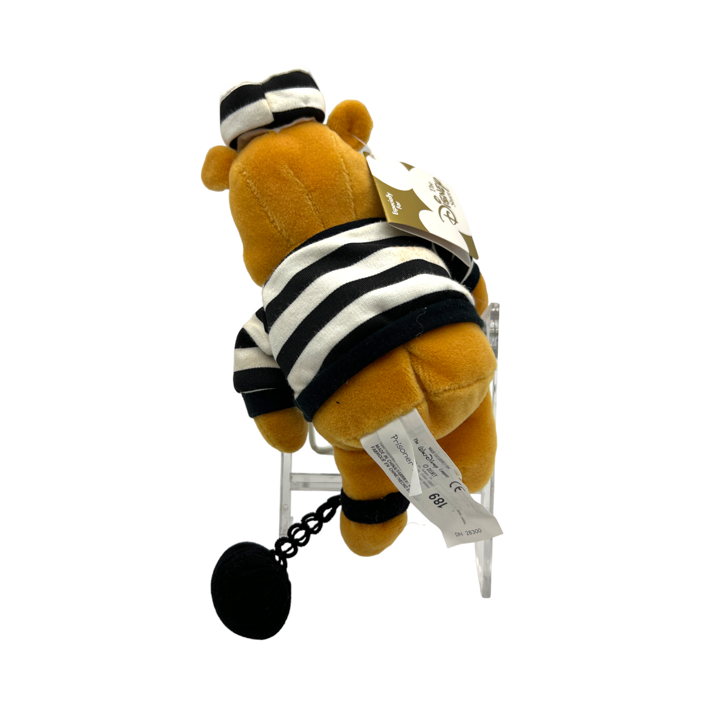 Disney Store - Prisoner Of Love Pooh Mini Bean Bag - With Tag - 8"