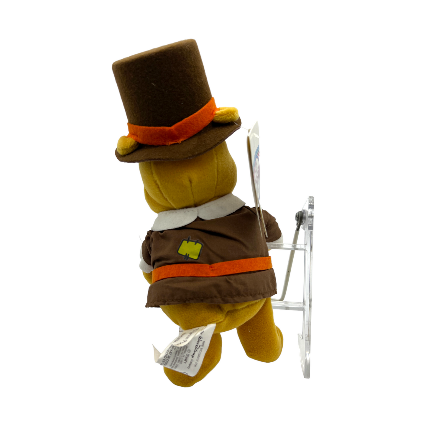 Disney Store - Pilgram Pooh Mini Bean Bag - With Tag - 8"