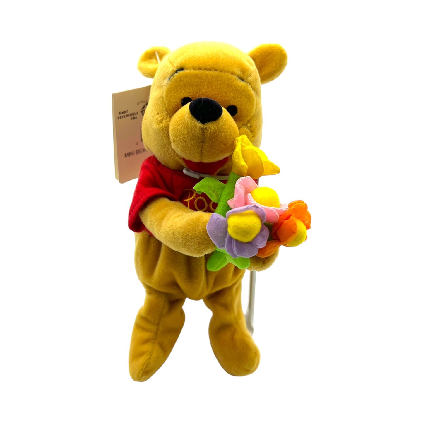 Disney Store - Flower Pooh Mini Bean Bag - 8"