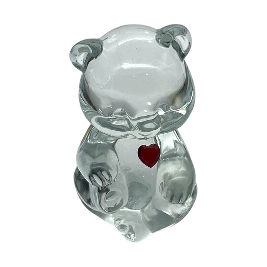 Fenton Art Glass - Birthday Bear Figurine - Select Month & Style - 3.5"