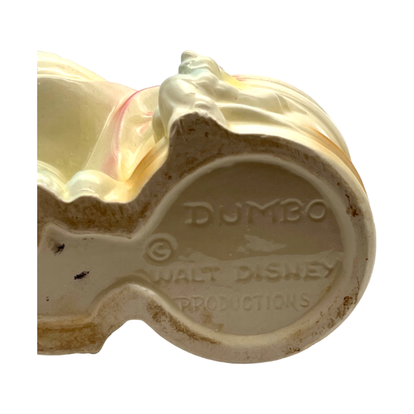 Walt Disney Productions - Dumbo & Timothy Mouse Planter - Vintage 1940's - 7"