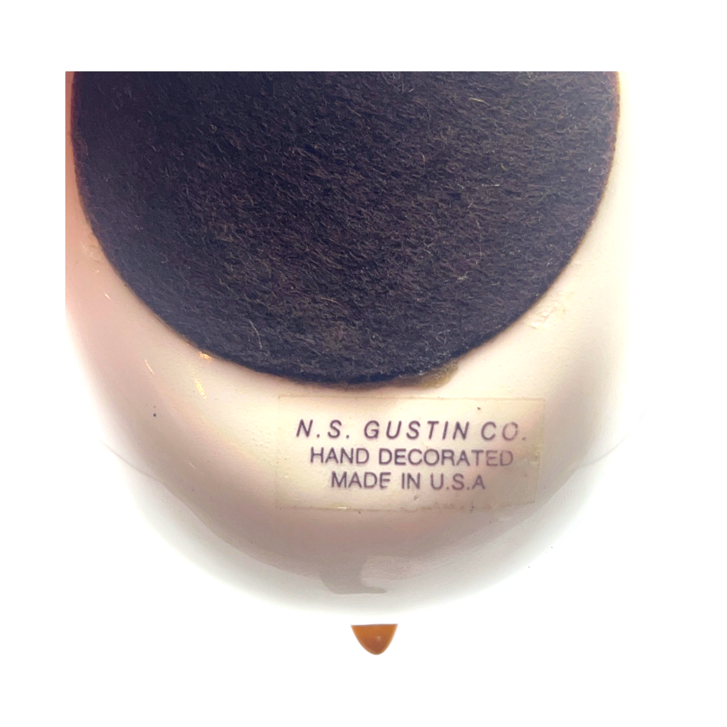 NS Gustin & Co. Pottery - Duck With Flowers - 5"