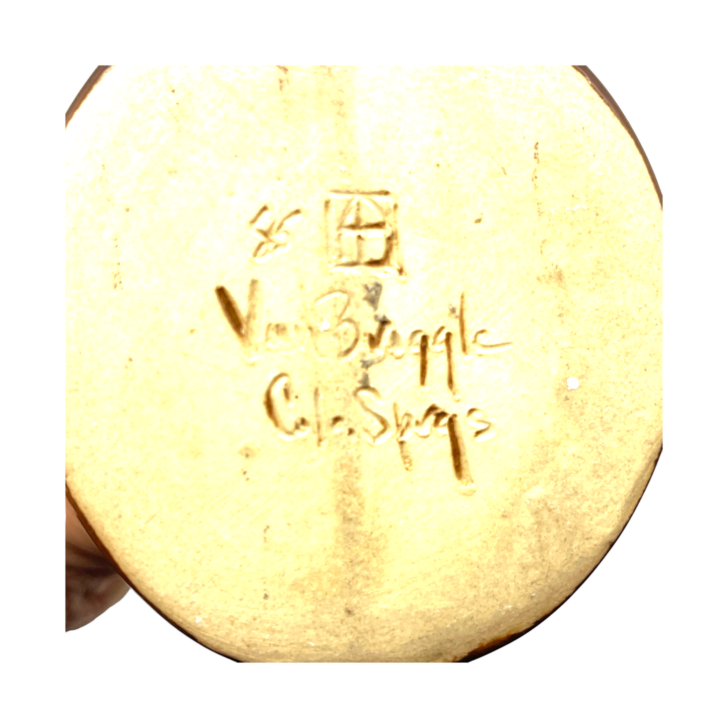 Van Briggle Pottery - Brown Bird Of Paradise Vase - Vintage - Mint - 8.5"