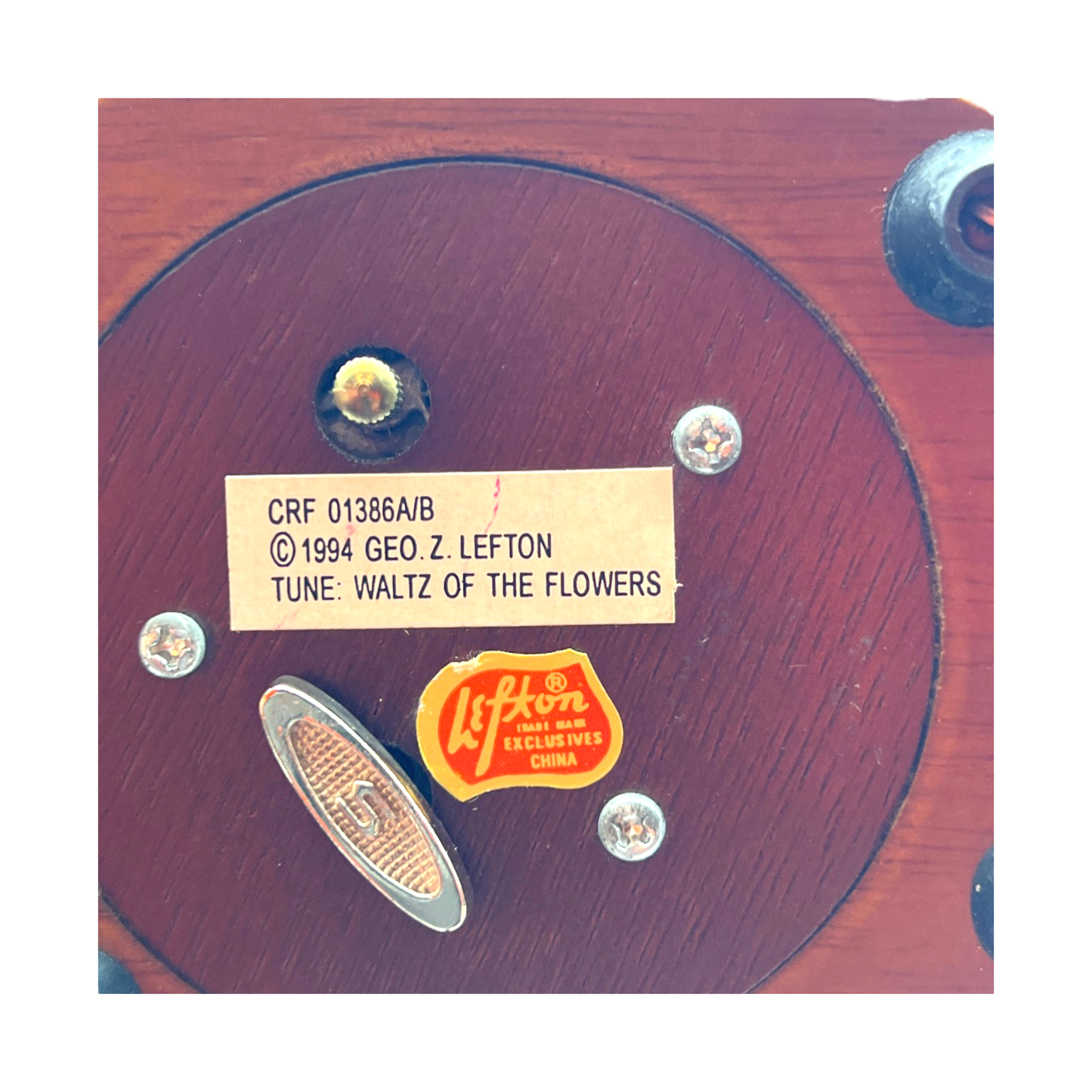 Lefton - Hummingbird Music Box - Waltz Of The Flowers - 7.5"