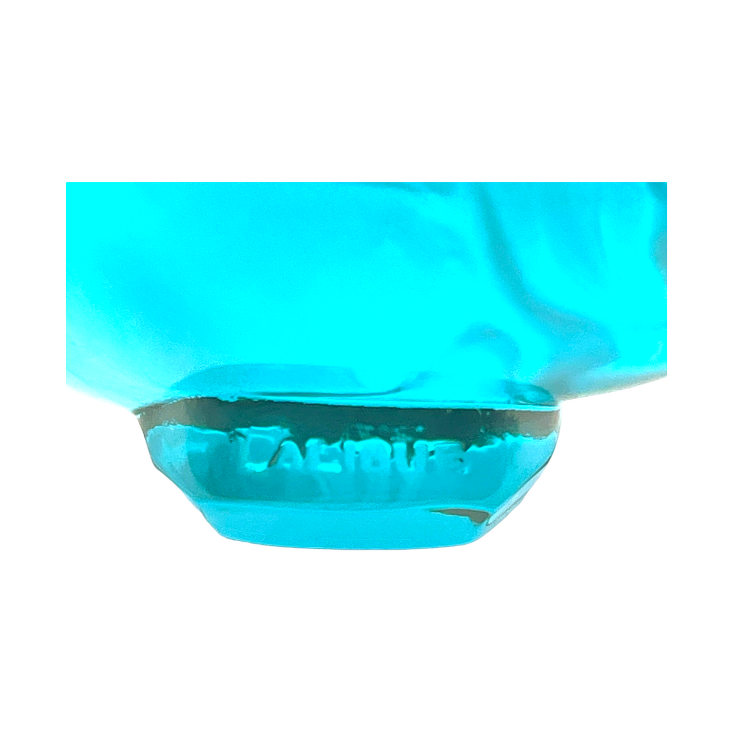 Lalique - Pale Turquoise Fish Sculpture - Signed - 2.25"