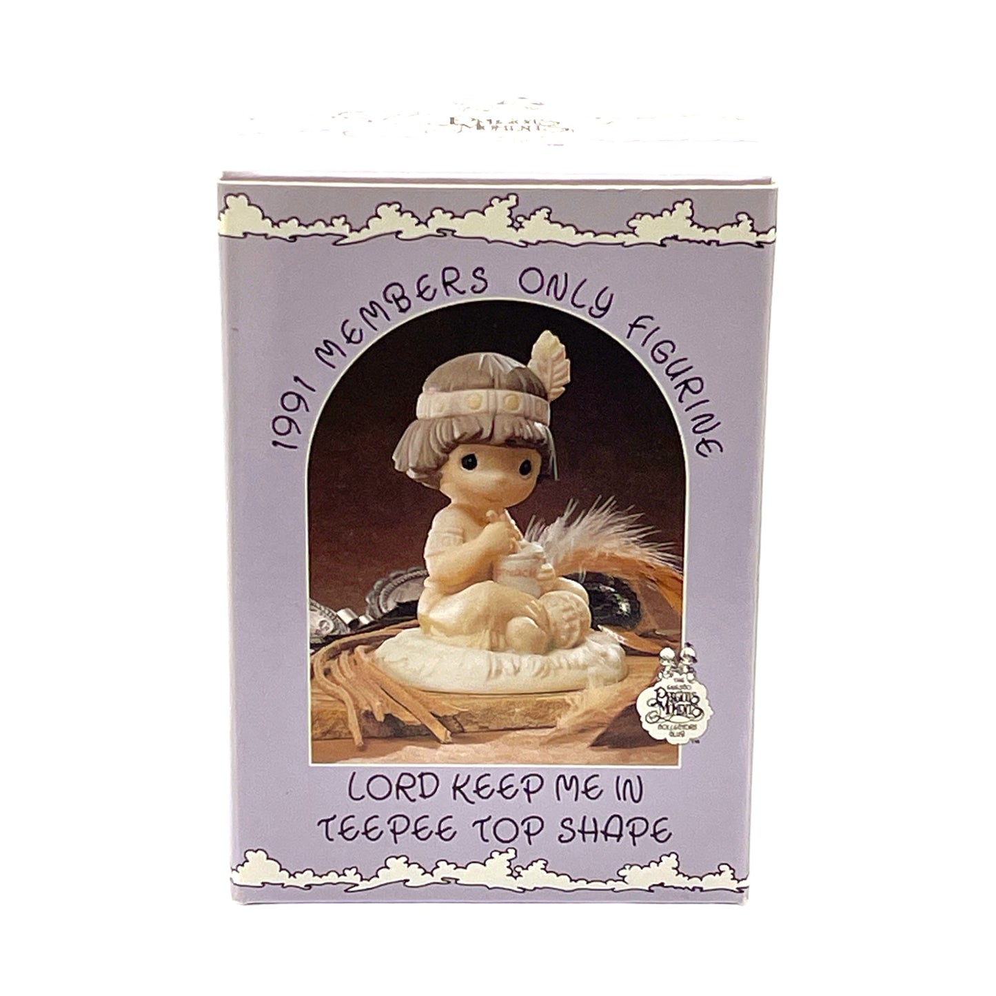Precious Moments - Lord Keep Me In Teepee Top Shape - PM-912 - 1991 Member